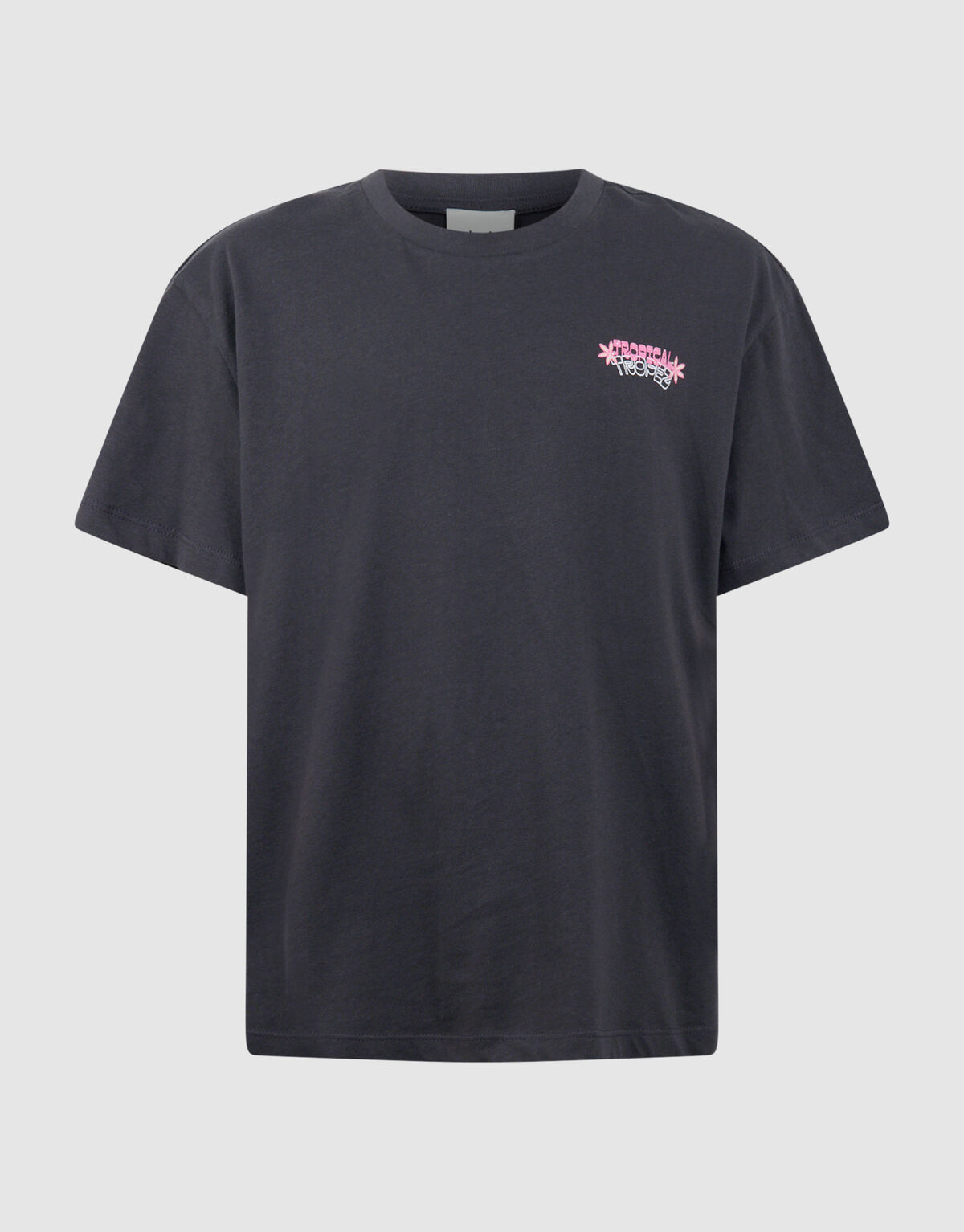 Tropez Artwork T-Shirt Donkergrijs SHOEBY GIRLS