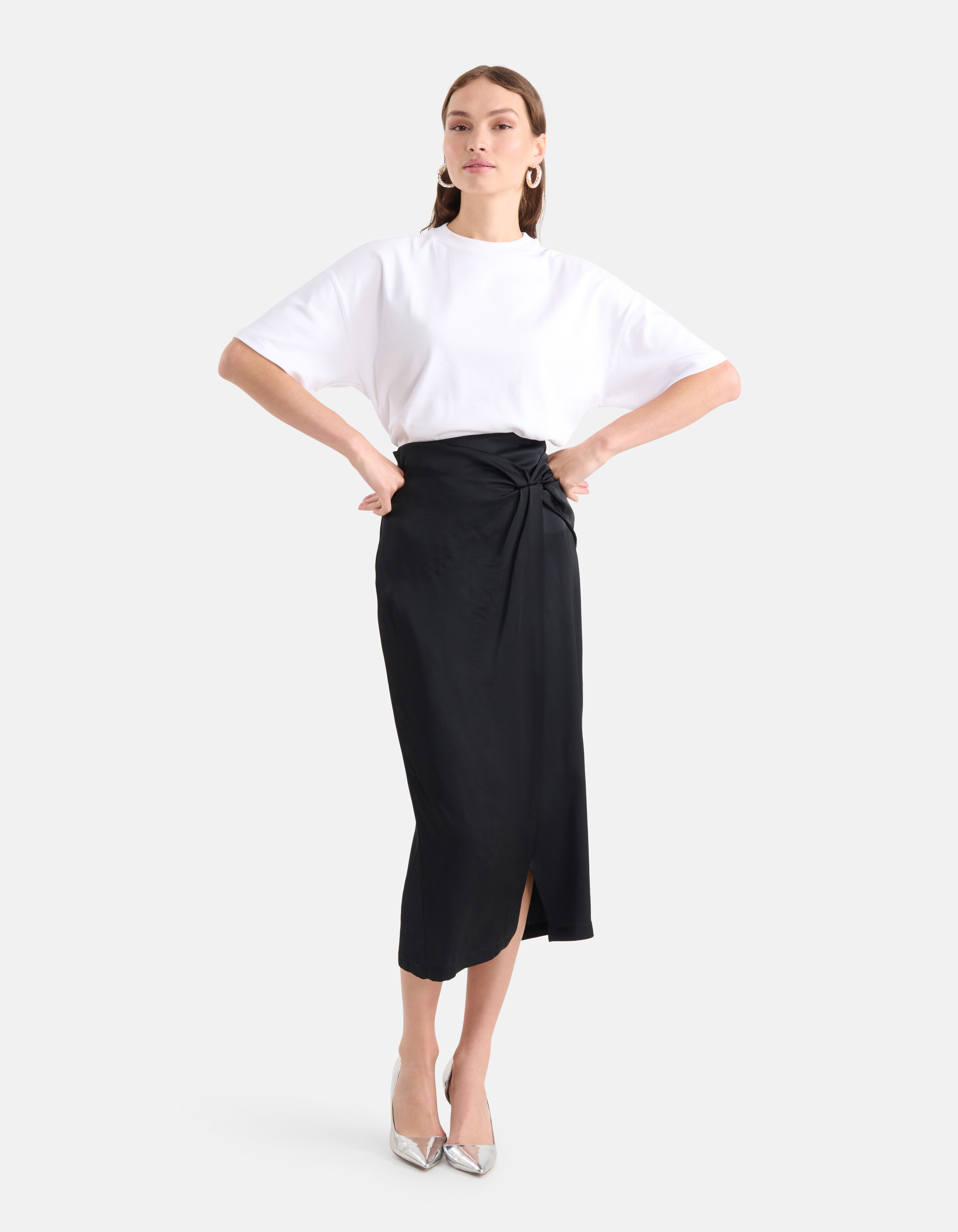 Oversized T-shirt Wit SHOEBY WOMEN