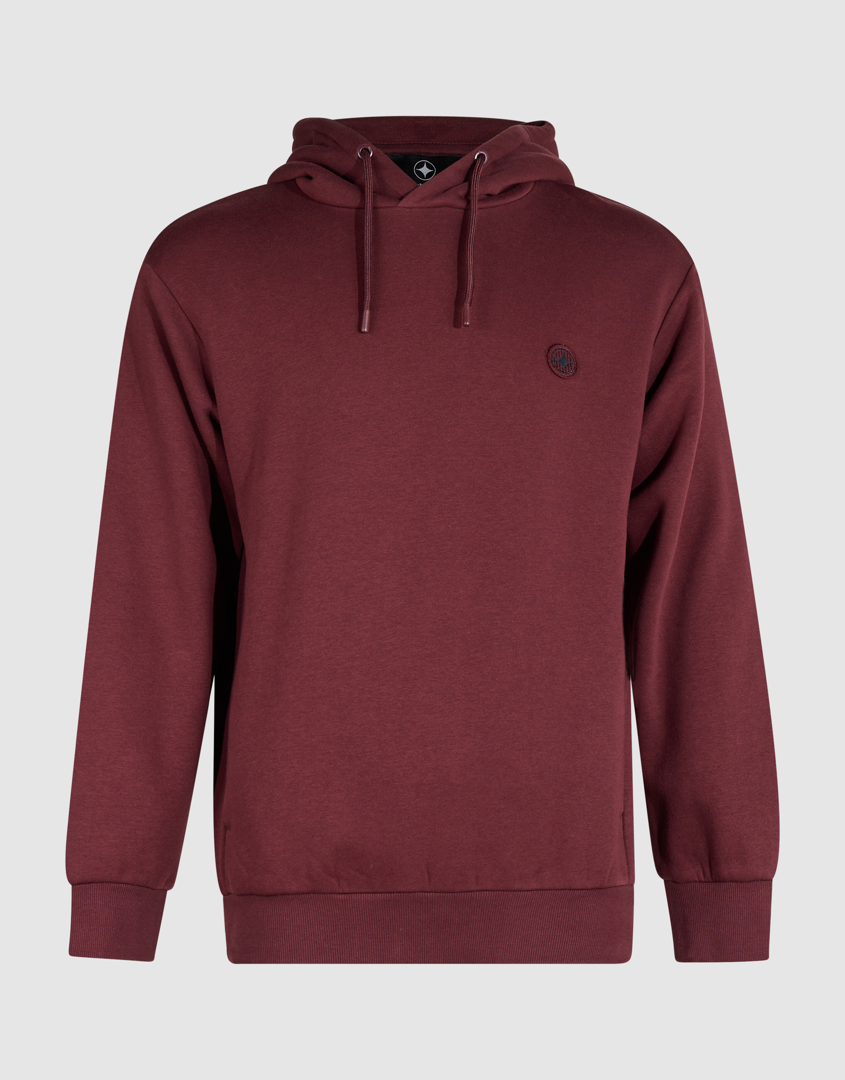 Embroidery Hoodie Donkerrood SHOEBY MEN