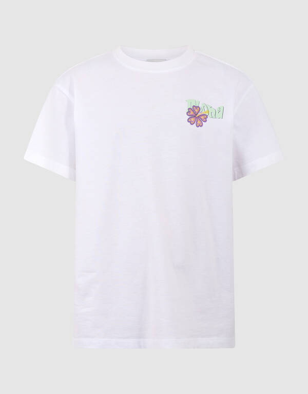 Aloha Artwork T-shirt Wit SHOEBY GIRLS