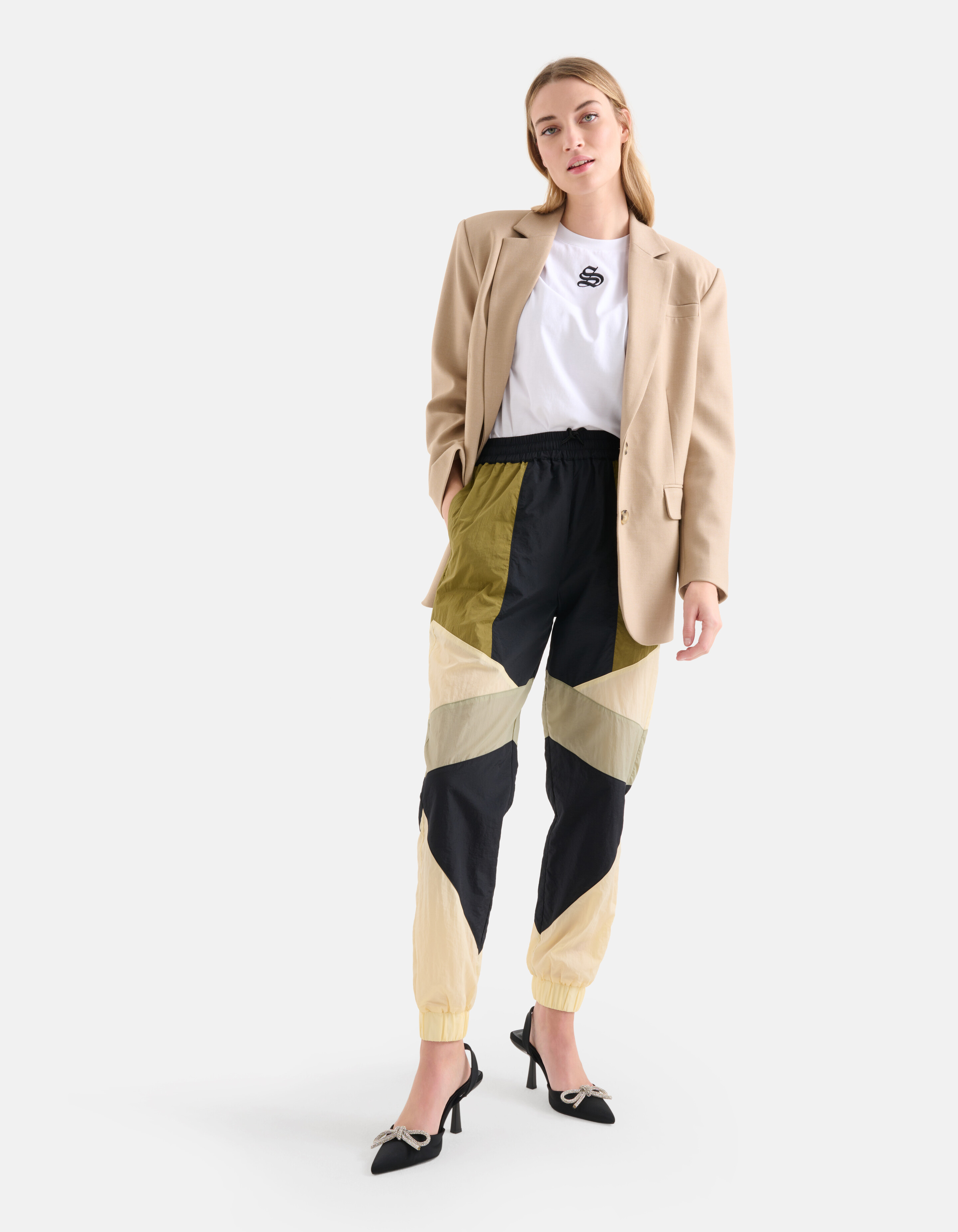 Colorblock Parachute Broek SHOEBY WOMEN