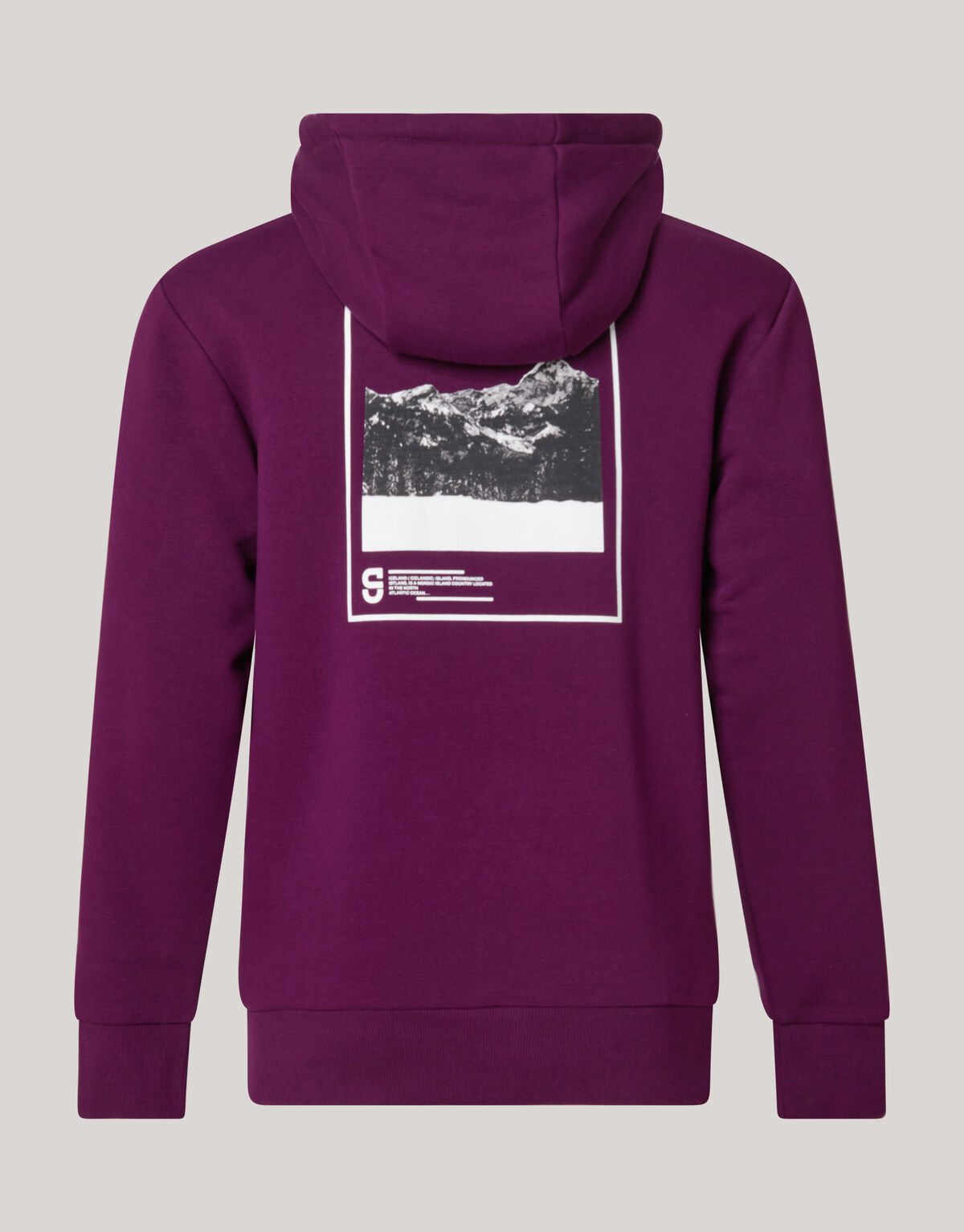 Artwork Hoodie Donkerrood SHOEBY MEN