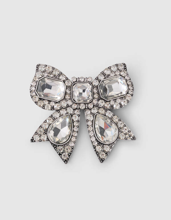 Strik Broche Zilver By Fred SHOEBY ACCESSOIRES