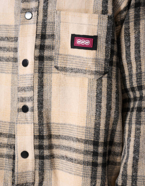 Destroyed Check Overshirt Gebroken Wit/Zwart SHOEBY BOYS