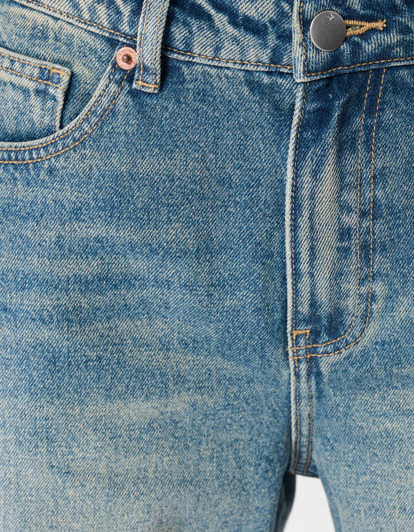 Baggy Fit Tinted Jeans Donkerblauw SHOEBY WOMEN