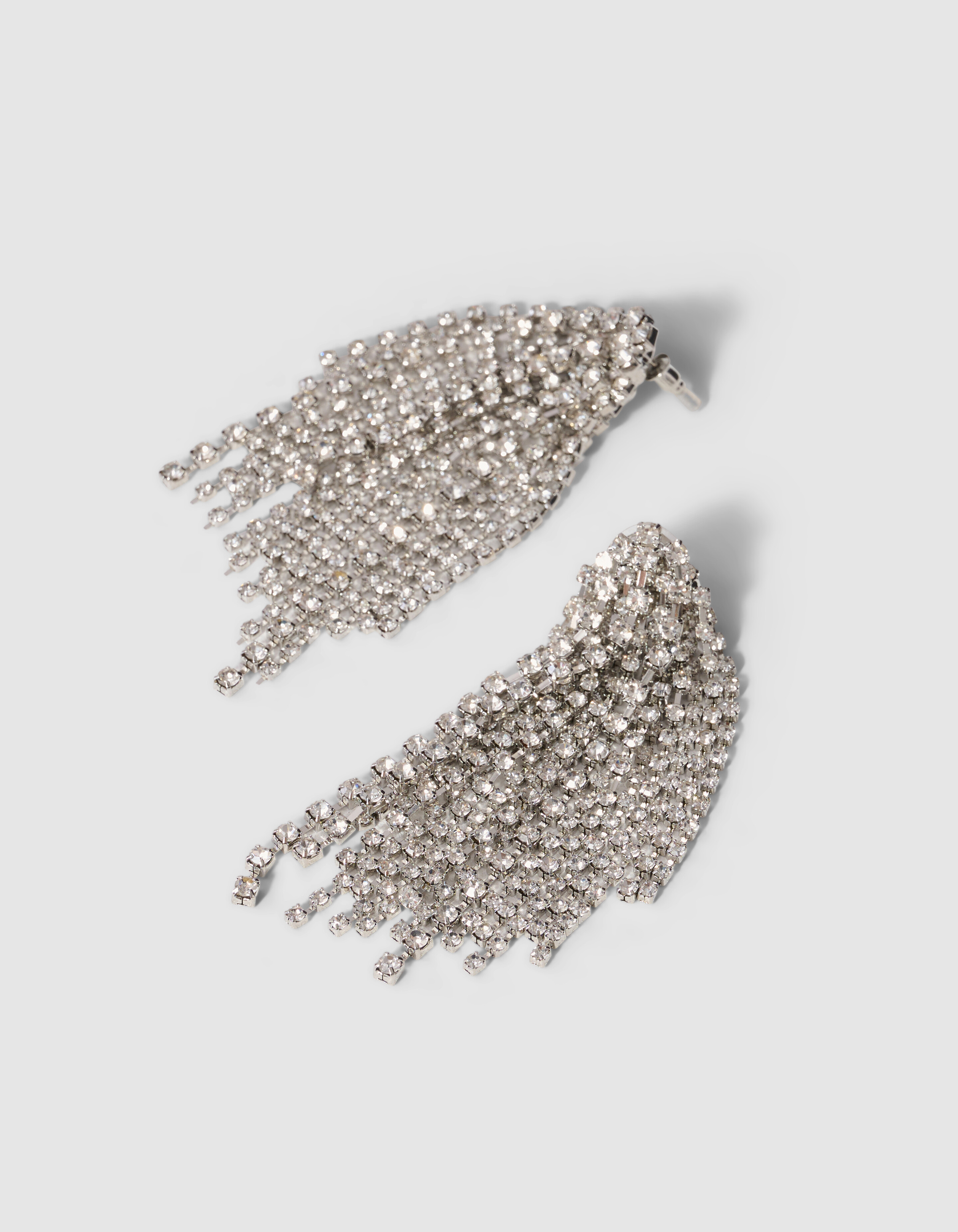 Strass Oorbellen Zilver SHOEBY ACCESSOIRES