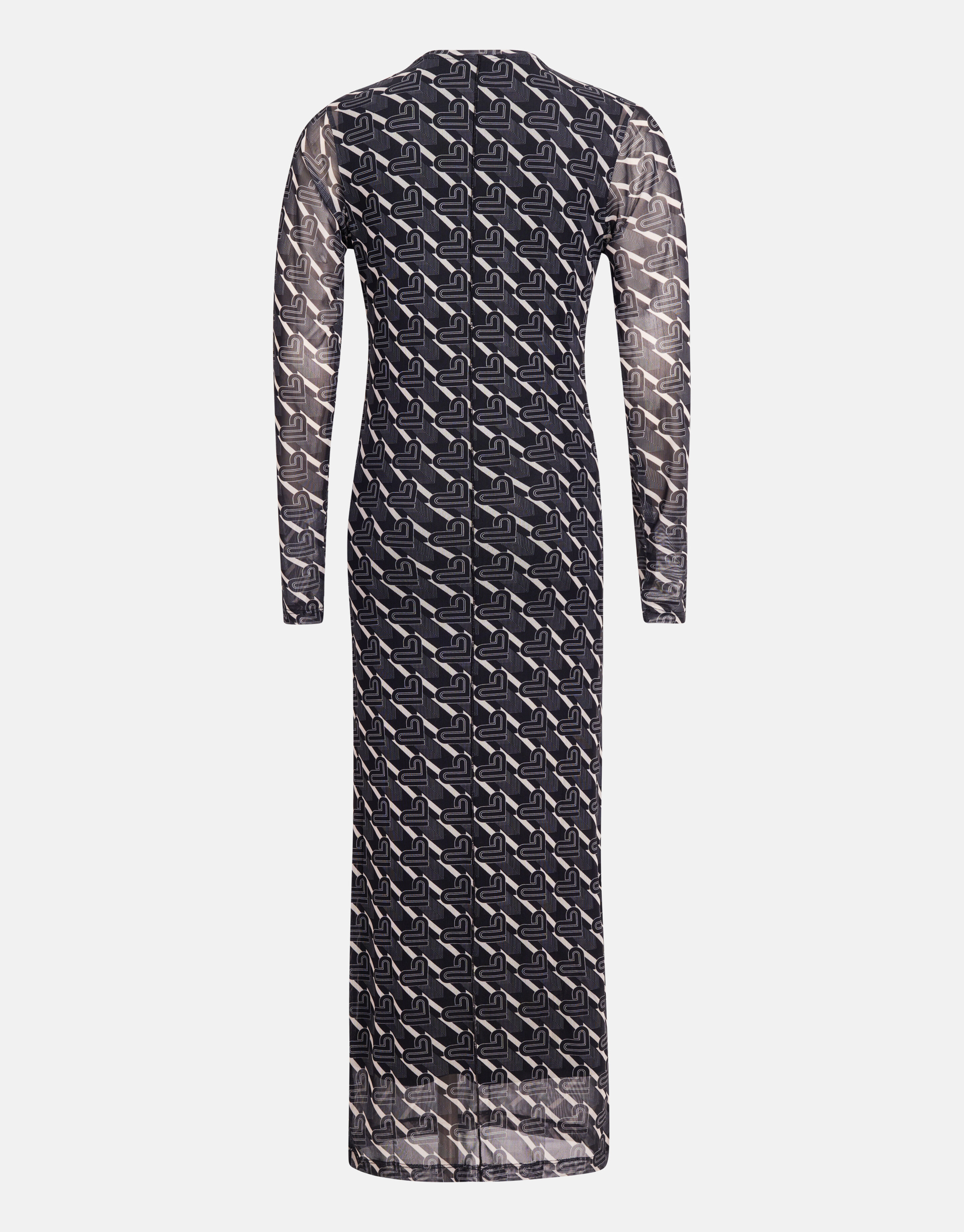 Mesh Jurk Zwart/Wit SHOEBY WOMEN