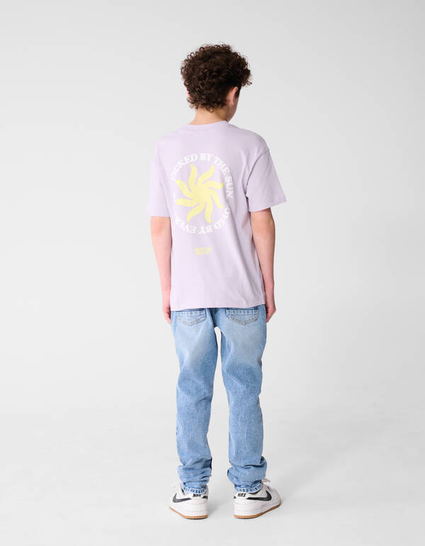 Market Artwork T-shirt Lichtpaars SHOEBY BOYS