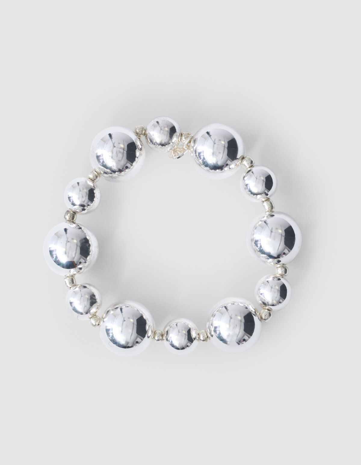 Beaded Armband Zilver SHOEBY ACCESSOIRES