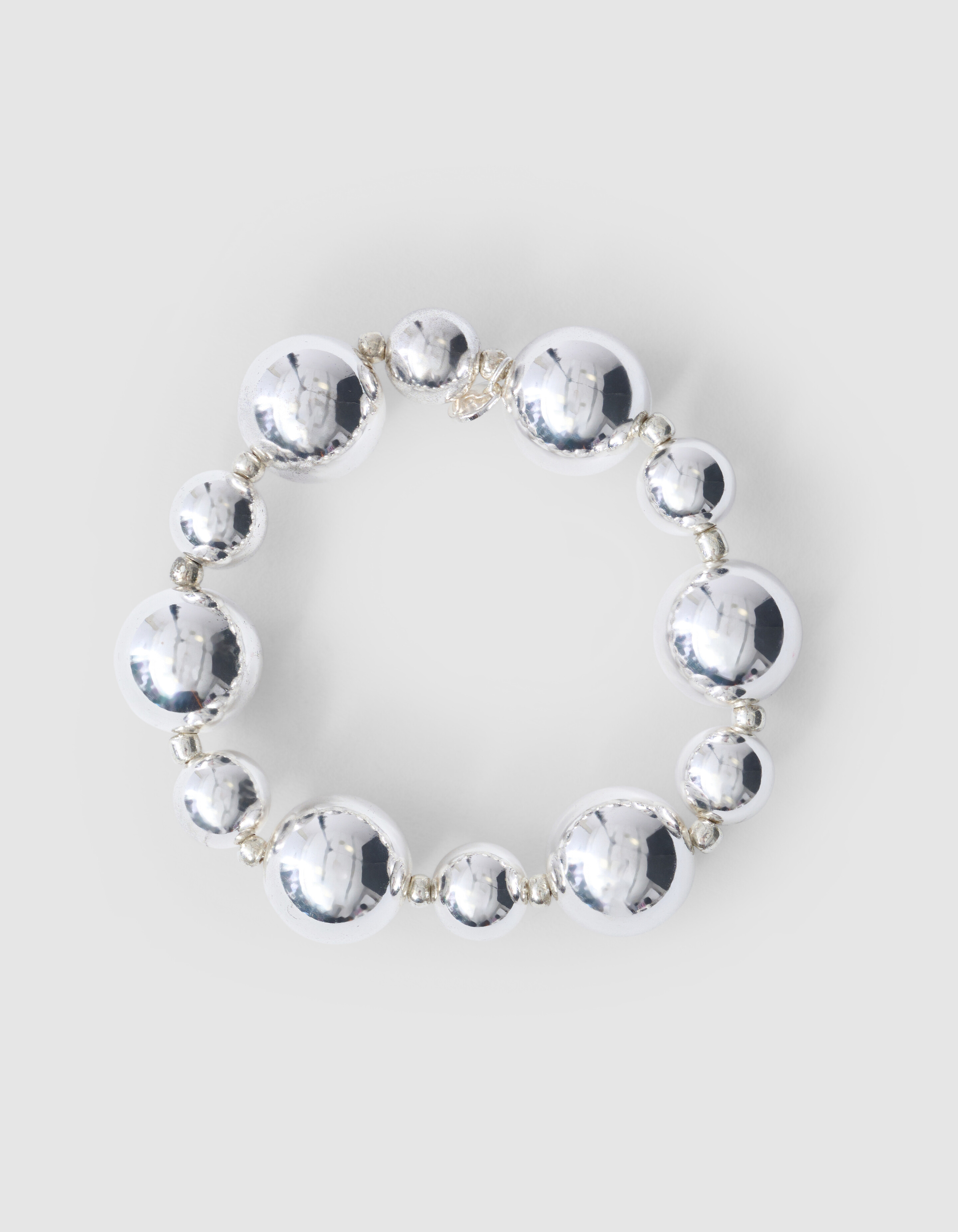 Beaded Armband Zilver SHOEBY ACCESSOIRES