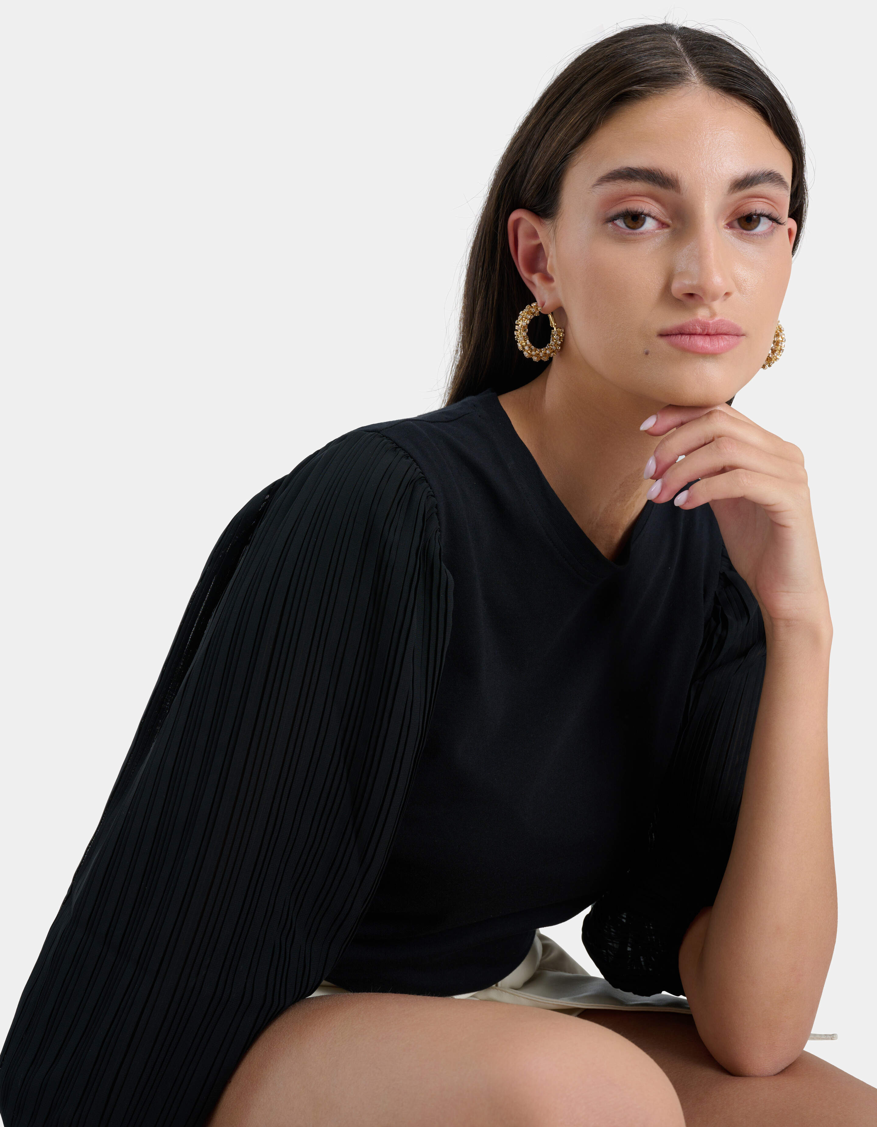 Plisse T-shirt EKSEPT