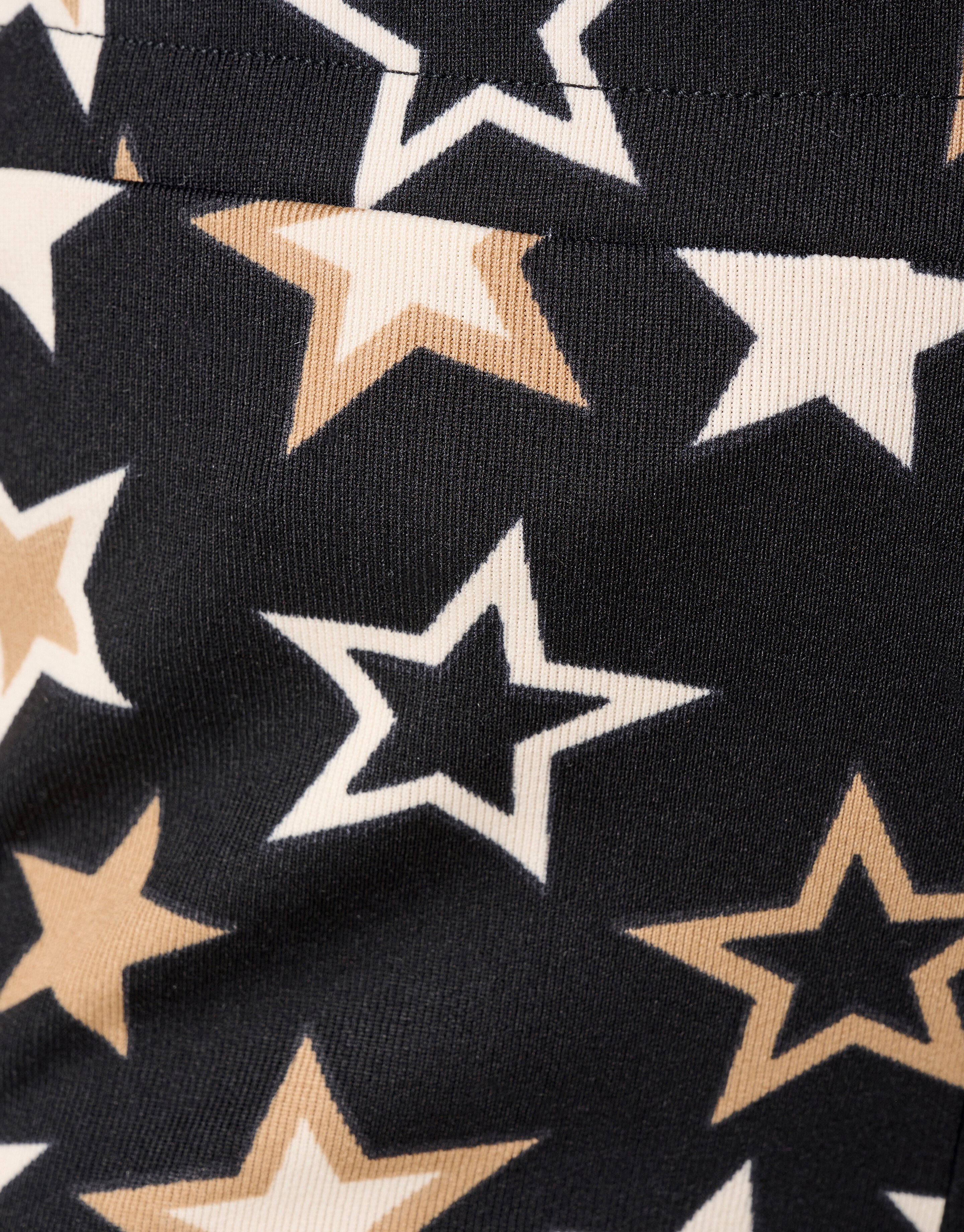 Printed Flared Legging Zwart SHOEBY GIRLS