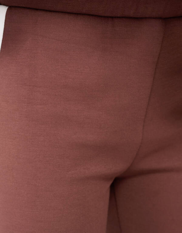 Sporty Flared Broek Bruin SHOEBY GIRLS