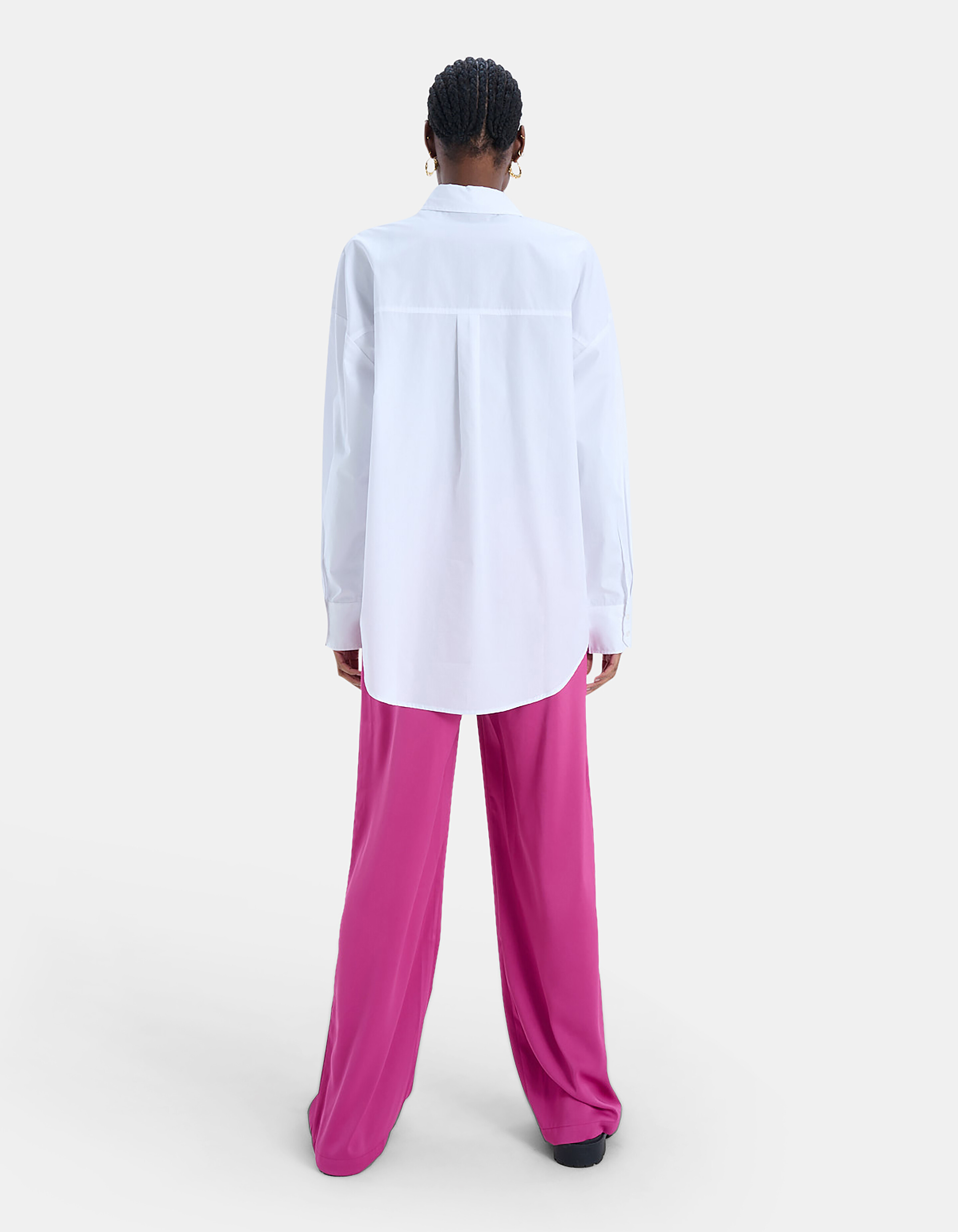 Classic Poplin Blouse Wit EKSEPT