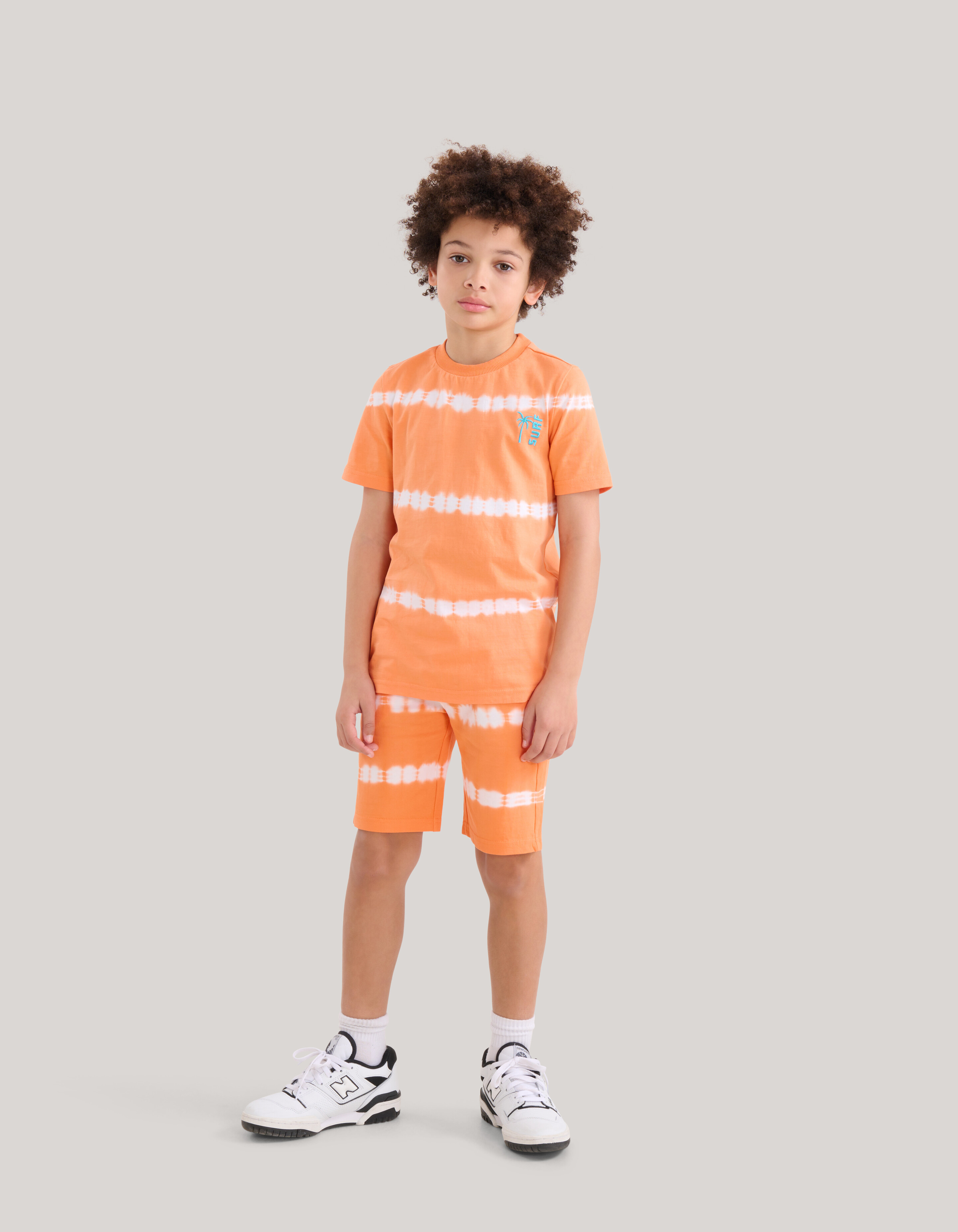 Tie Dye T-shirt Oranje SHOEBY BOYS