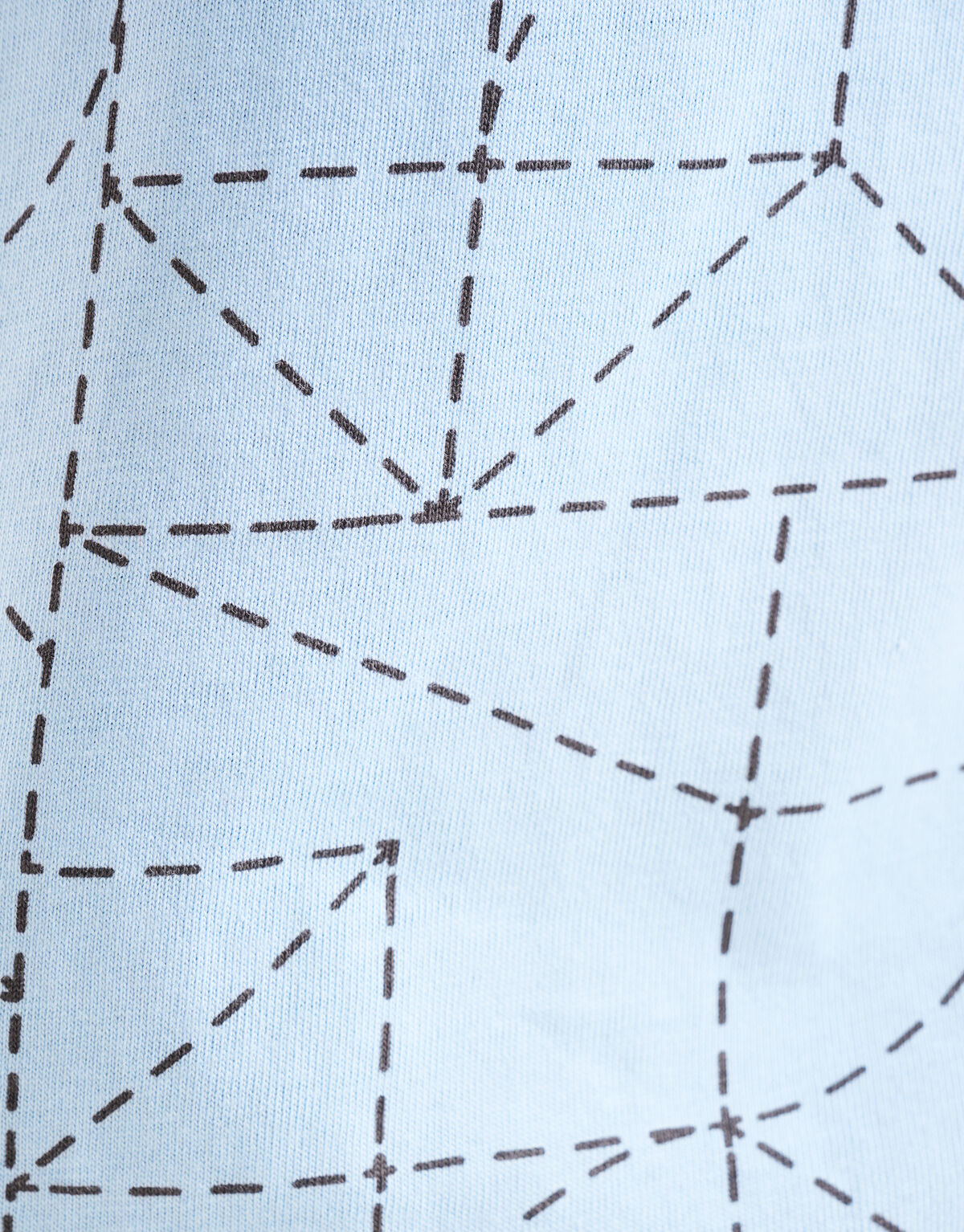 Printed T-shirt Lichtblauw SHOEBY MEN