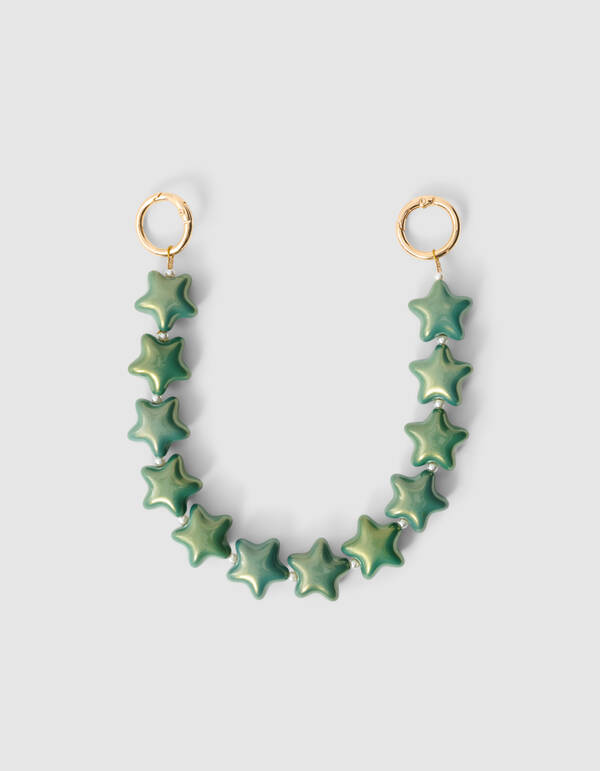 Beaded Ster Koord Groen SHOEBY ACCESSOIRES