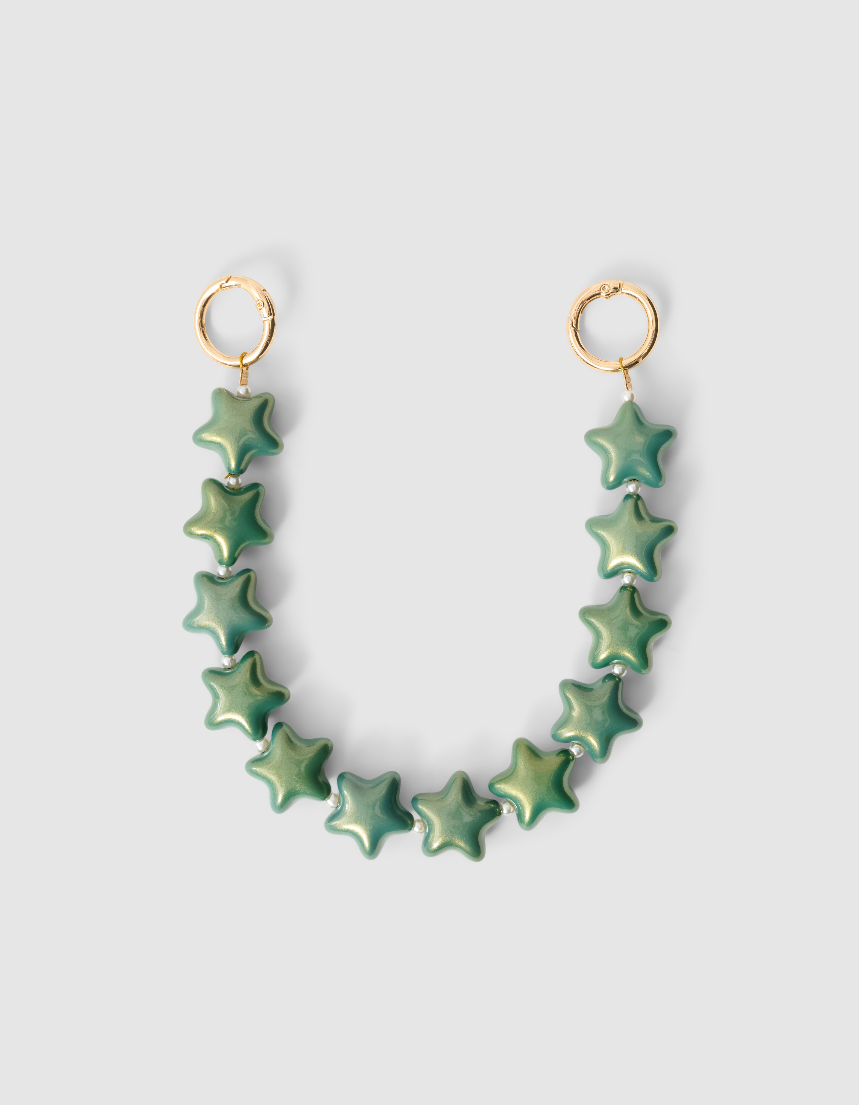 Beaded Ster Koord Groen SHOEBY ACCESSOIRES