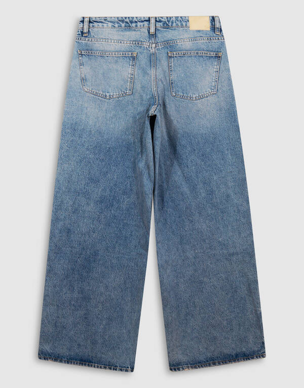 Big Stud Wide Leg Fit Jeans Mediumstone SHOEBY WOMEN