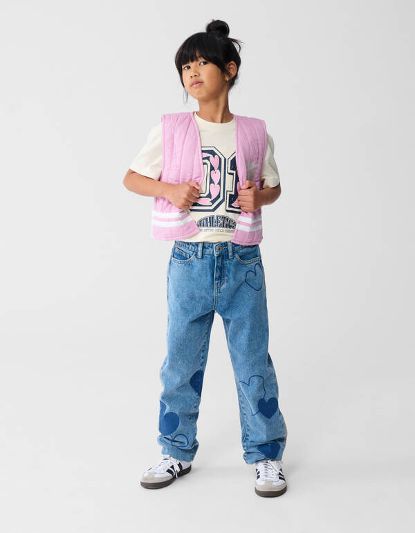 Embroidery Gilet Lichtroze SHOEBY GIRLS