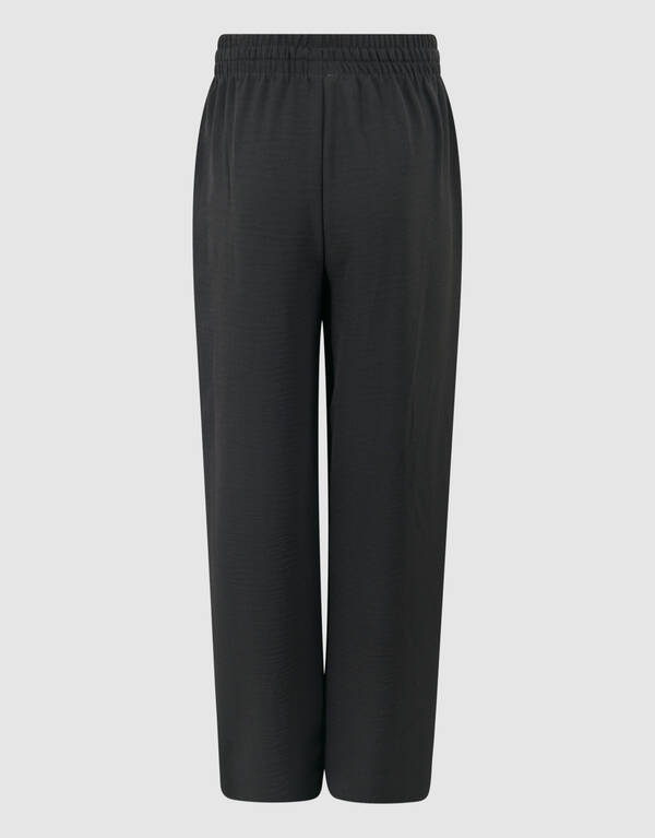 Twist Wide Leg Broek Donkergrijs SHOEBY GIRLS