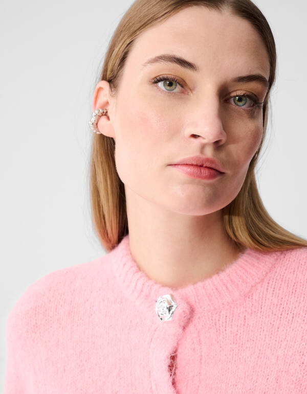 Fancy Button Vest Lichtroze SHOEBY WOMEN