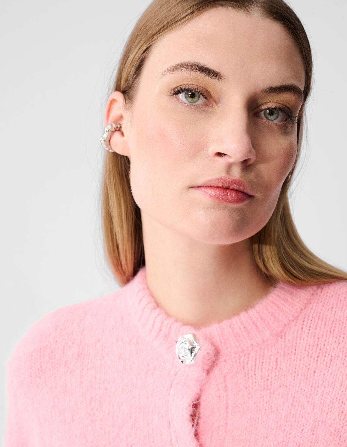 Fancy Button Vest Lichtroze SHOEBY WOMEN