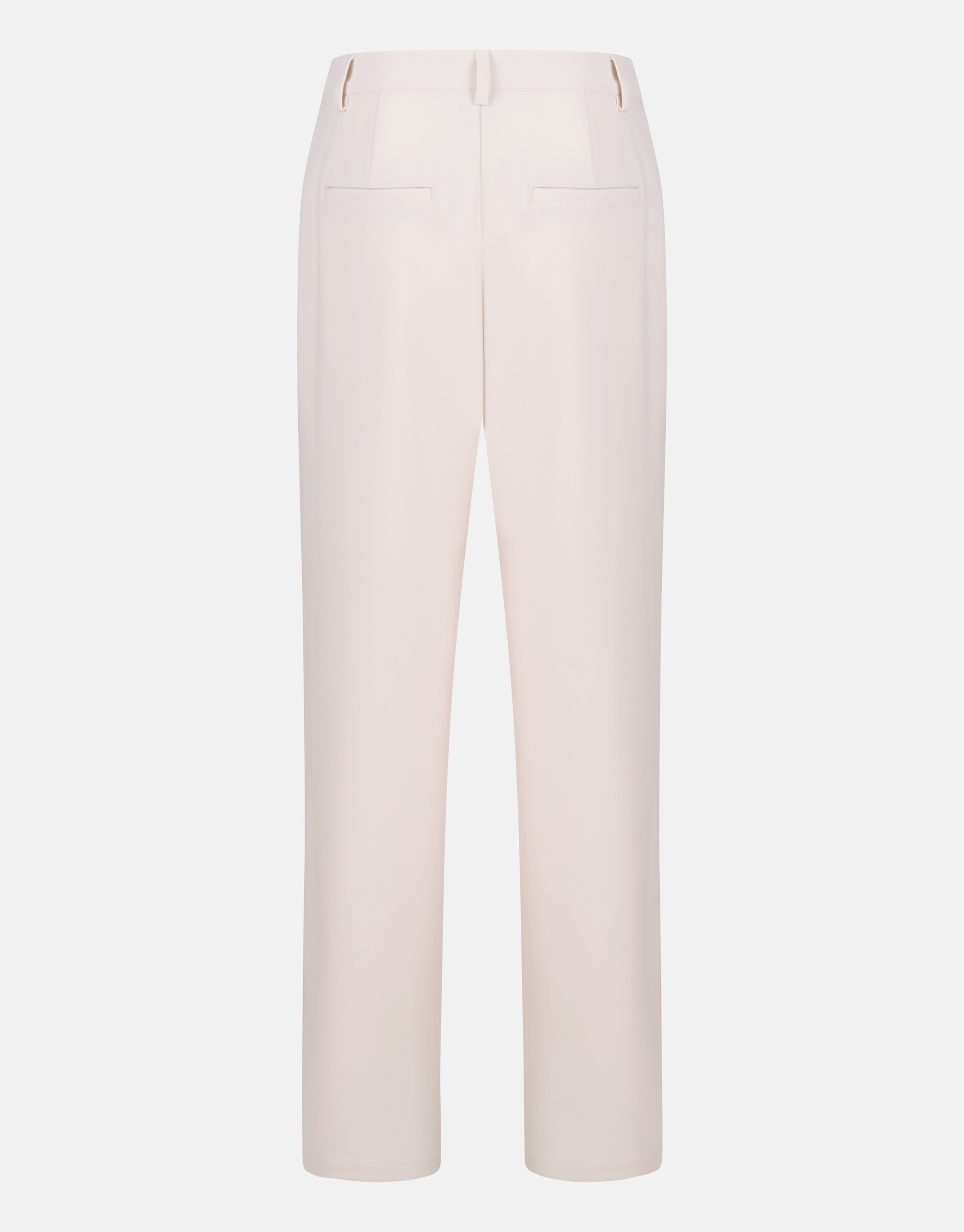 Wide Leg Stripe Pantalon Wit SHOEBY WOMEN
