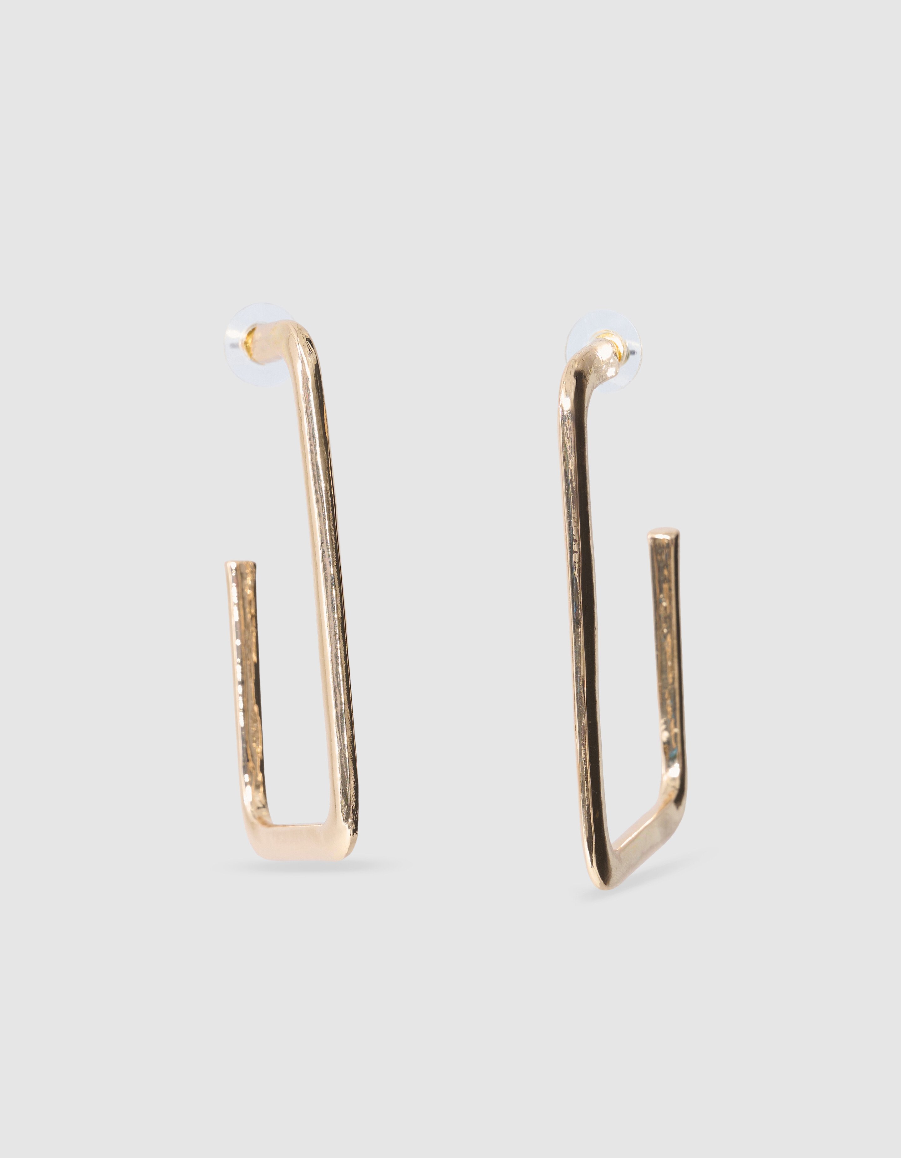 Square Hoop Oorbellen Goud SHOEBY ACCESSOIRES