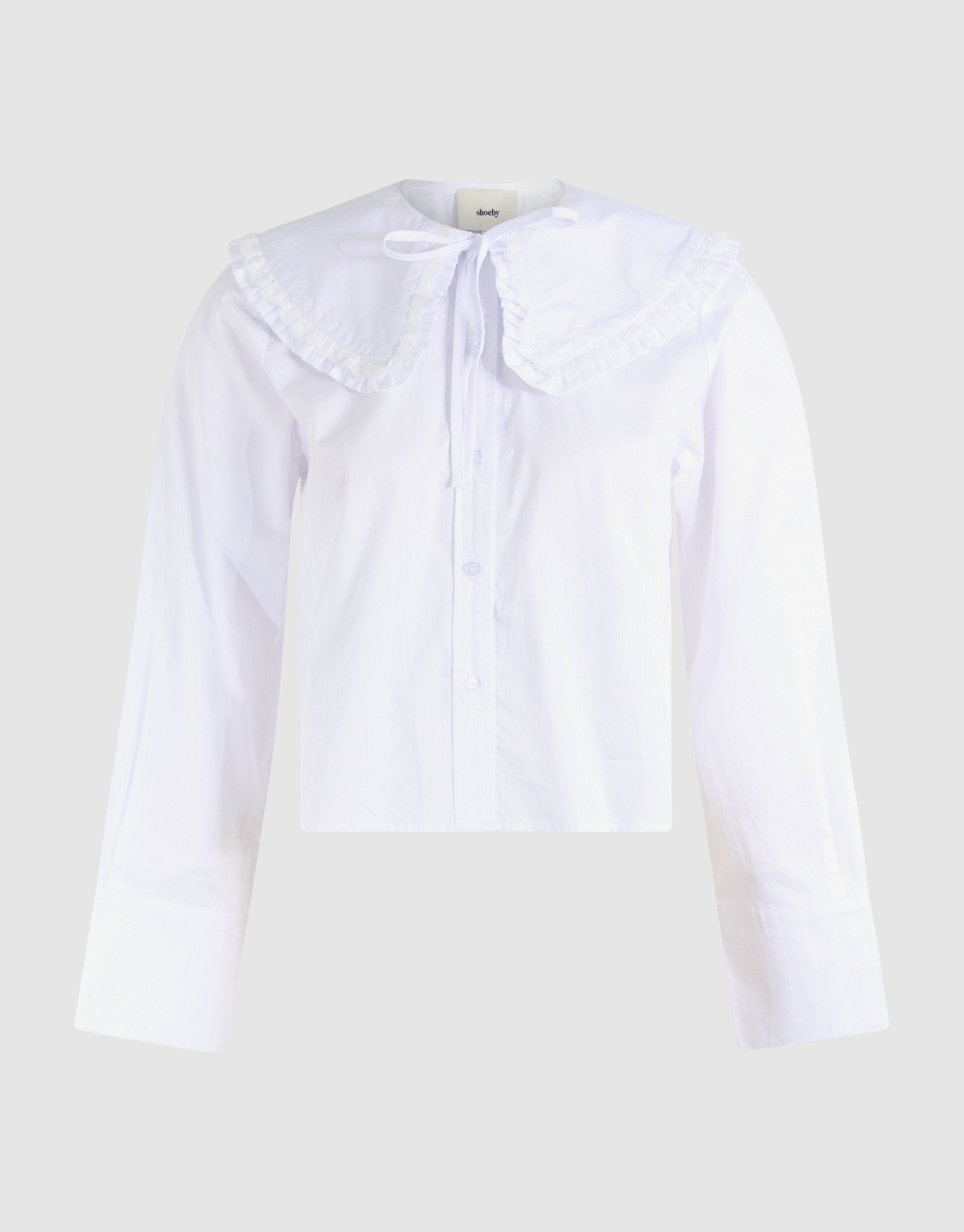 Big Collar Blouse Wit SHOEBY WOMEN