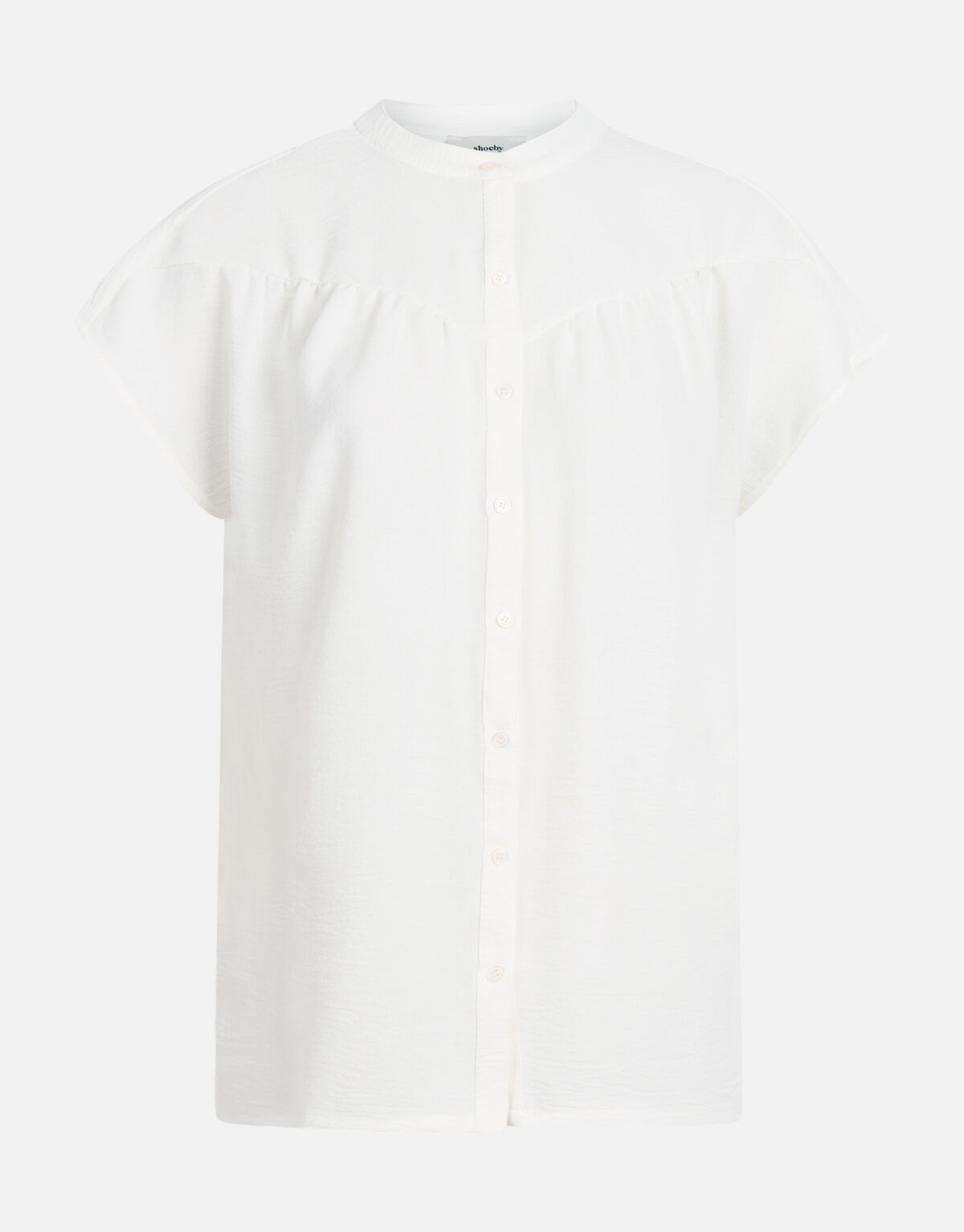 Relaxed Fit Top Wit SHOEBY WOMEN