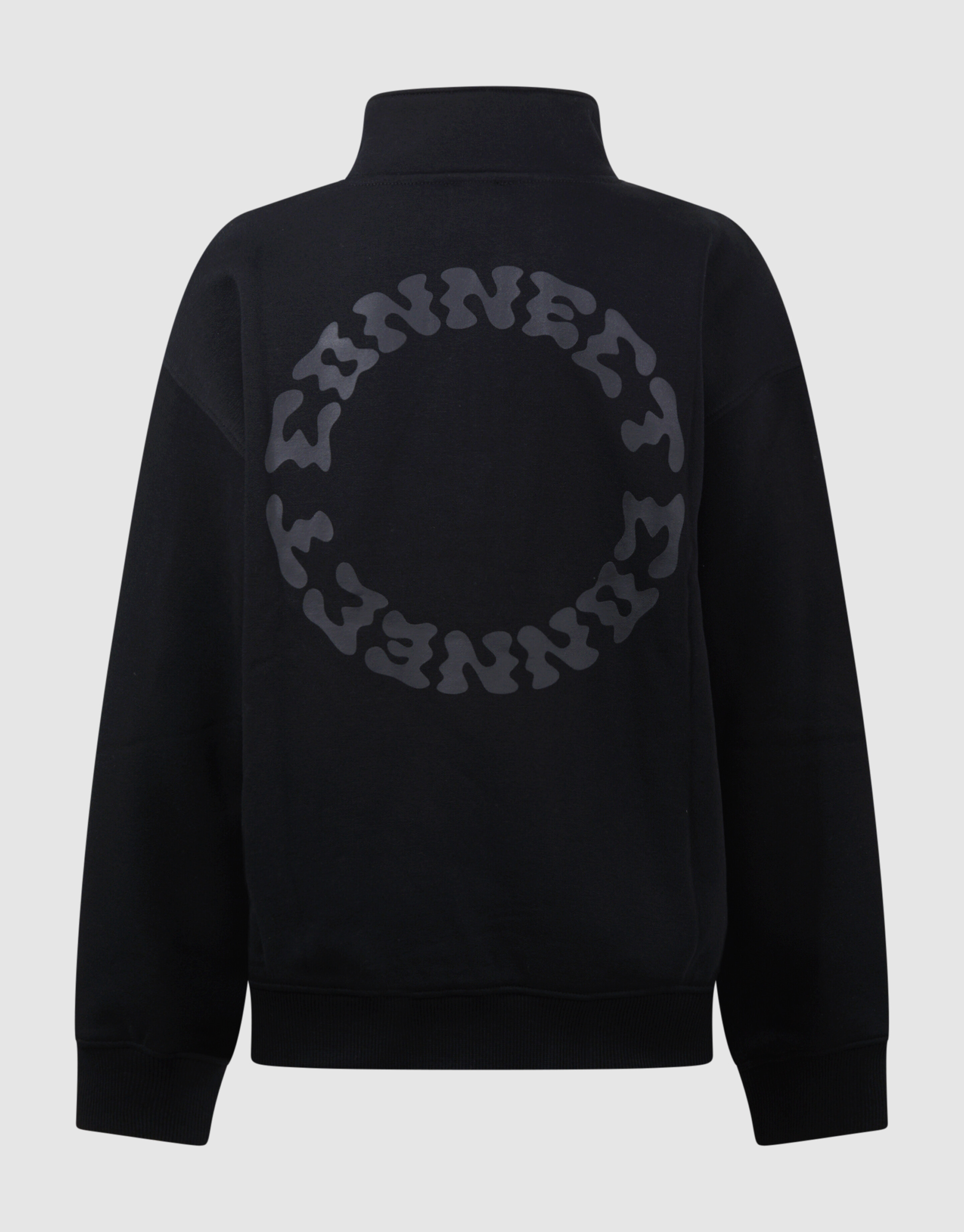 Half Zip Sweater Zwart SHOEBY BOYS