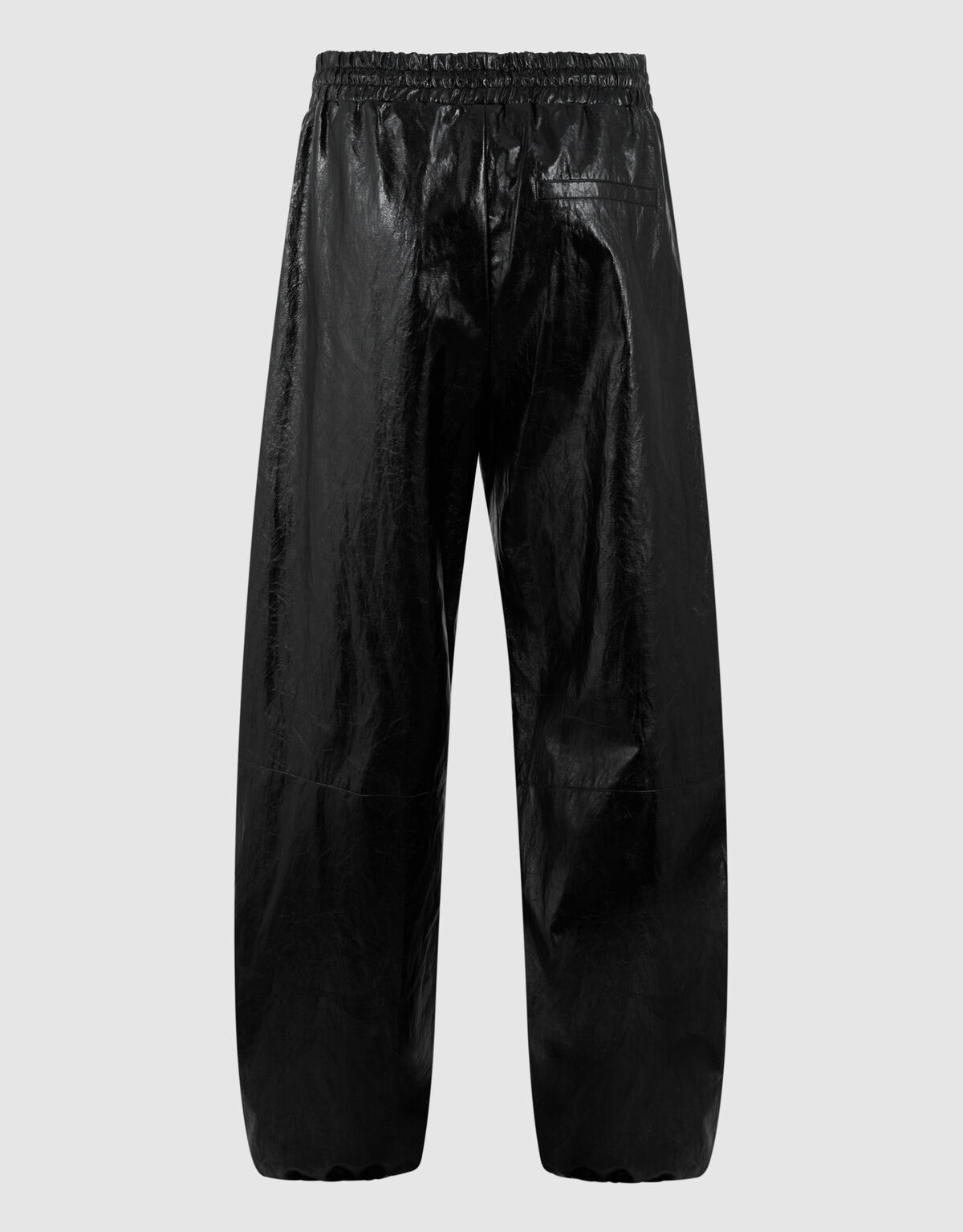 Vegan Leren Barrel Fit Broek Zwart SHOEBY WOMEN