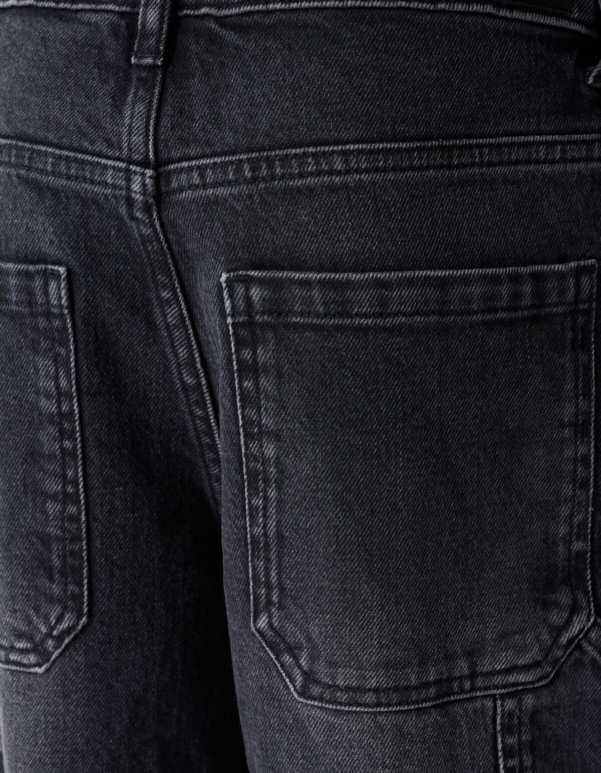 Ultra Baggy Fit Carpenter Jeans Donkergrijs SHOEBY BOYS