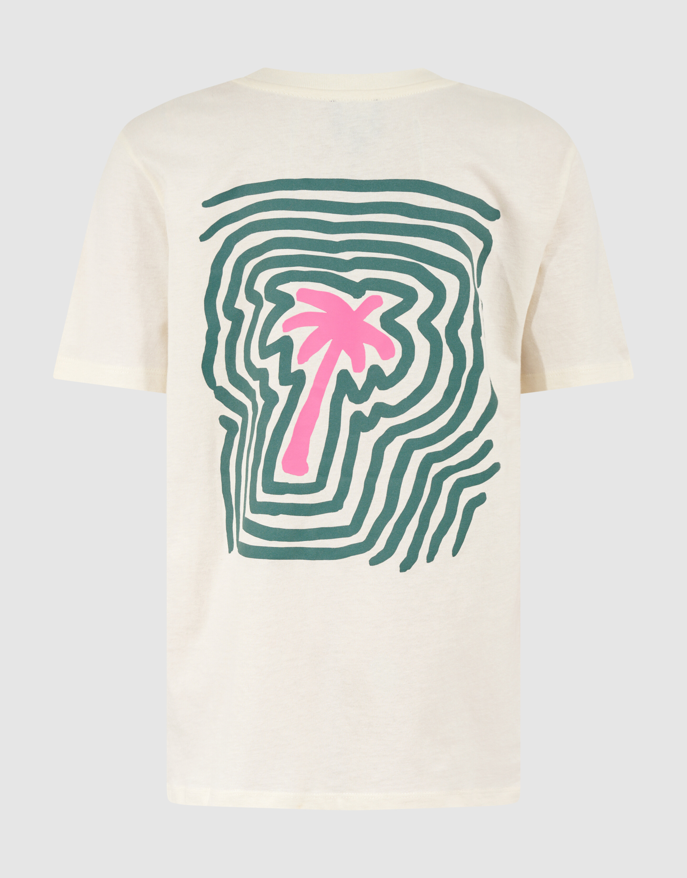 Palm Artwork T-shirt Gebroken Wit SHOEBY BOYS