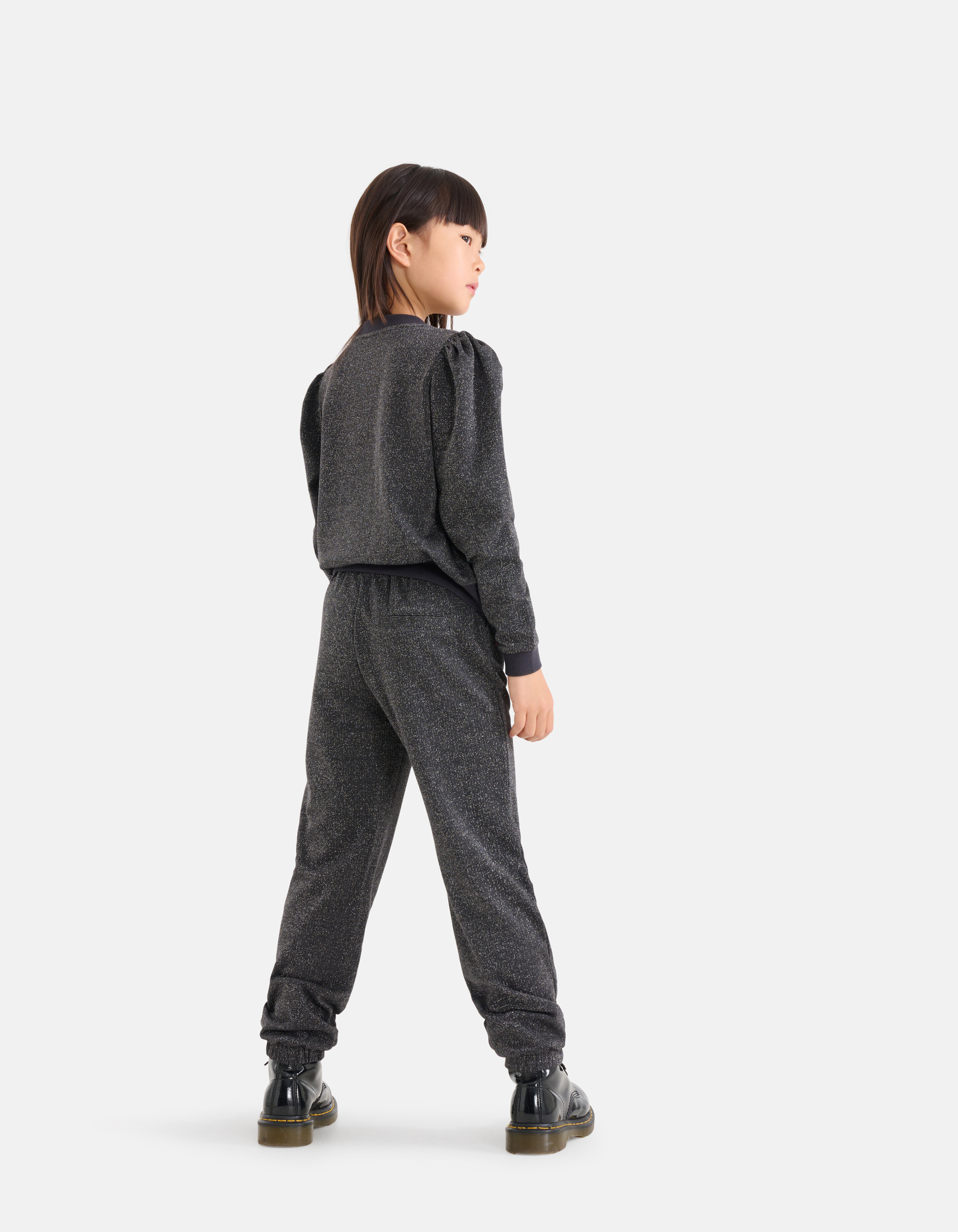 Glitter Sweater Donkergrijs SHOEBY GIRLS