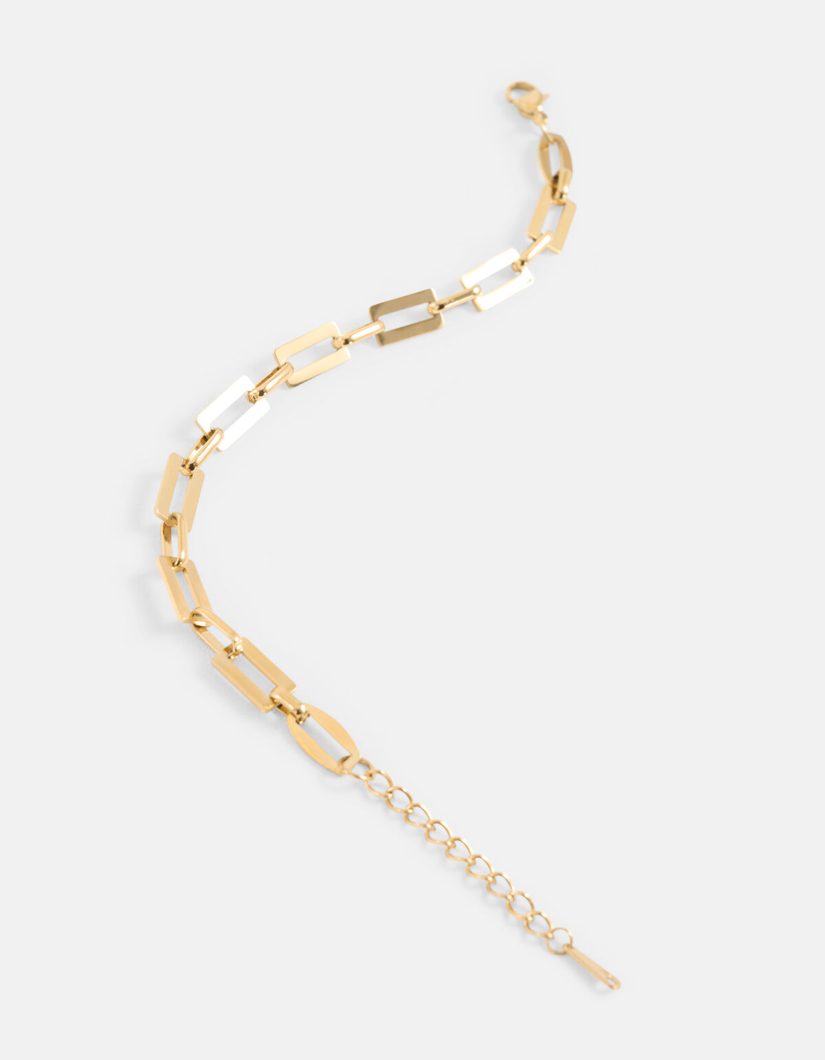 Chunky Vierkante Armband Goud SHOEBY ACCESSOIRES