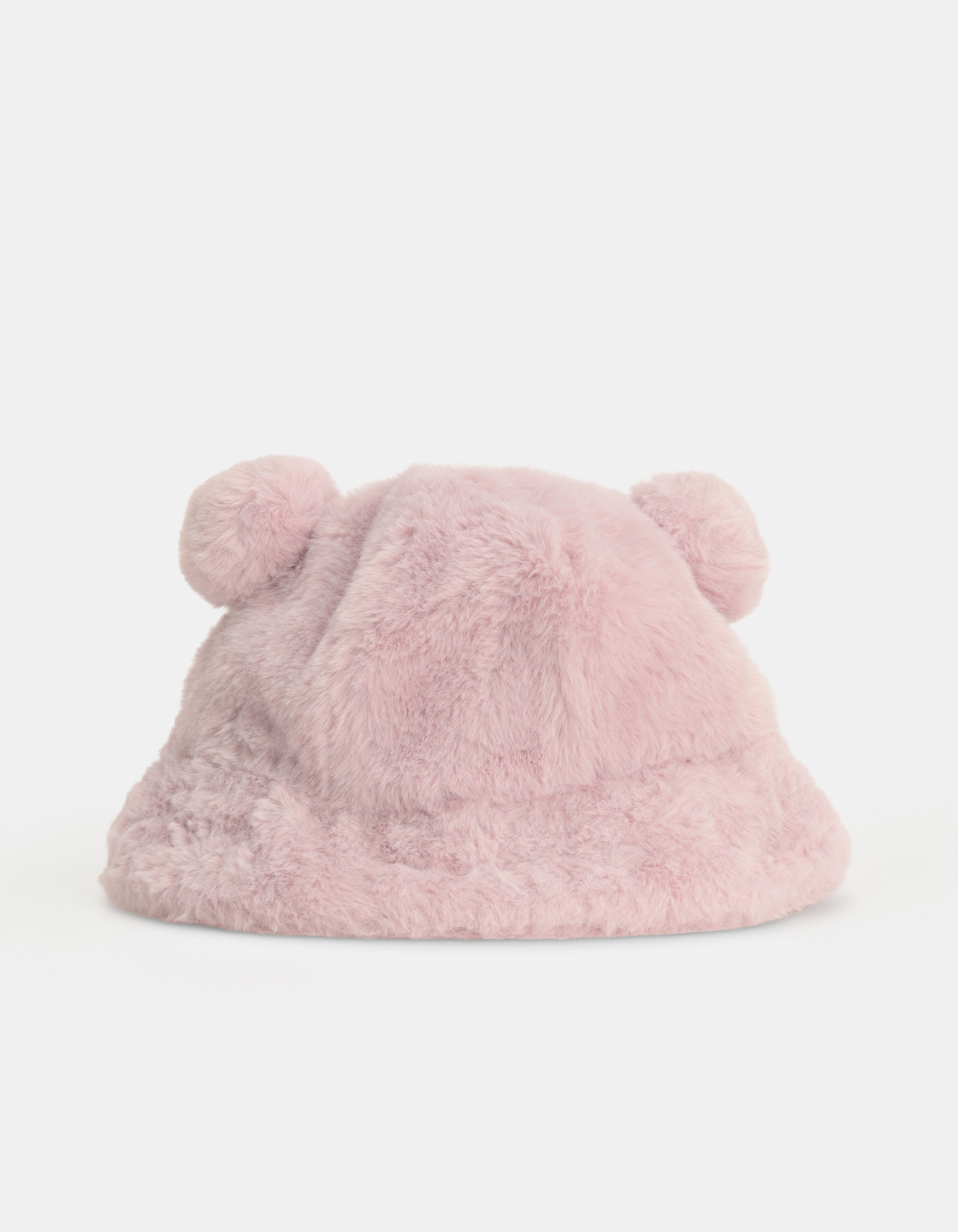 Bear Faux Fur Hoed Roze SHOEBY ACCESSOIRES