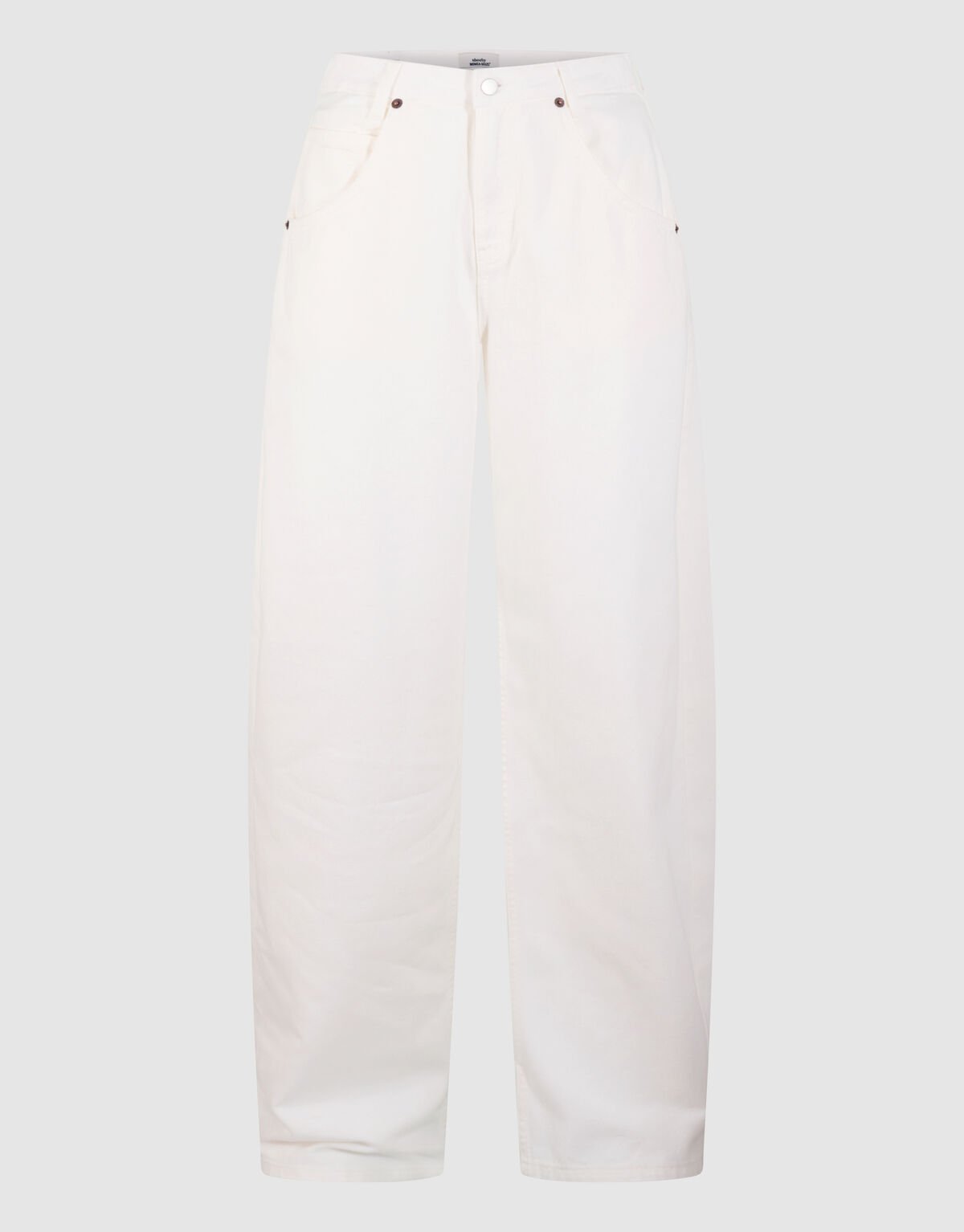 Straight Fit Jeans Wit By Monica SHOEBY WOMEN