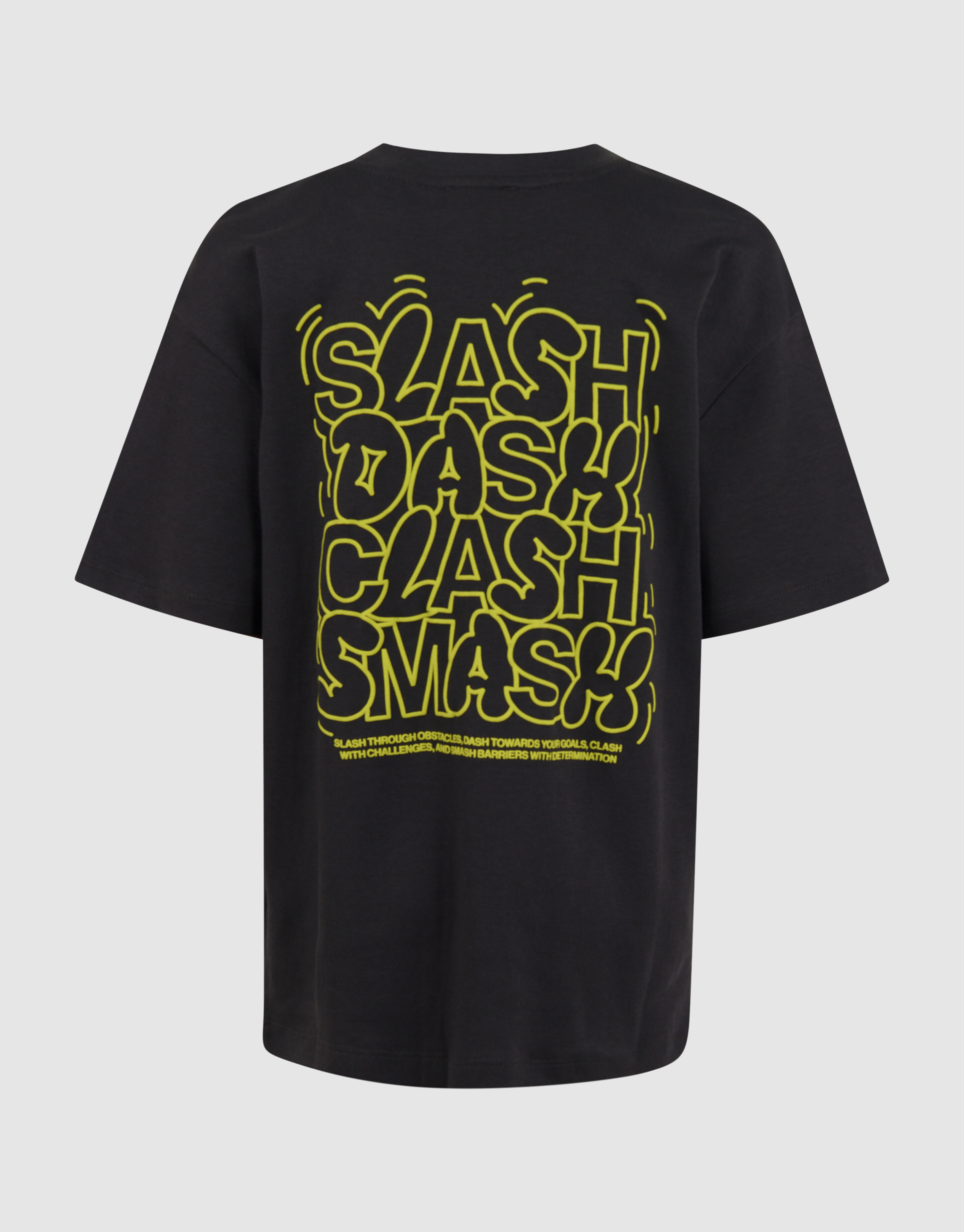Tekst T-shirt Donkergrijs SHOEBY BOYS