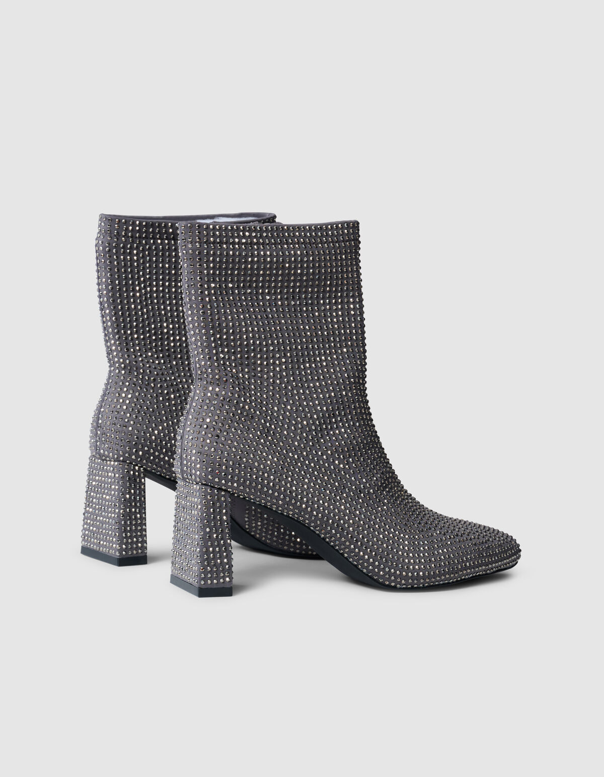 Strass Laarzen Grijs SHOEBY SHOES