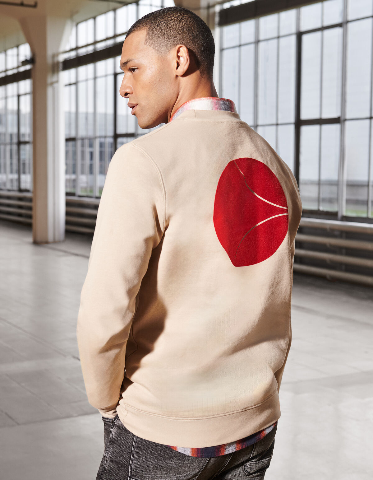 Sparkle Sweater Beige SHOEBY MEN