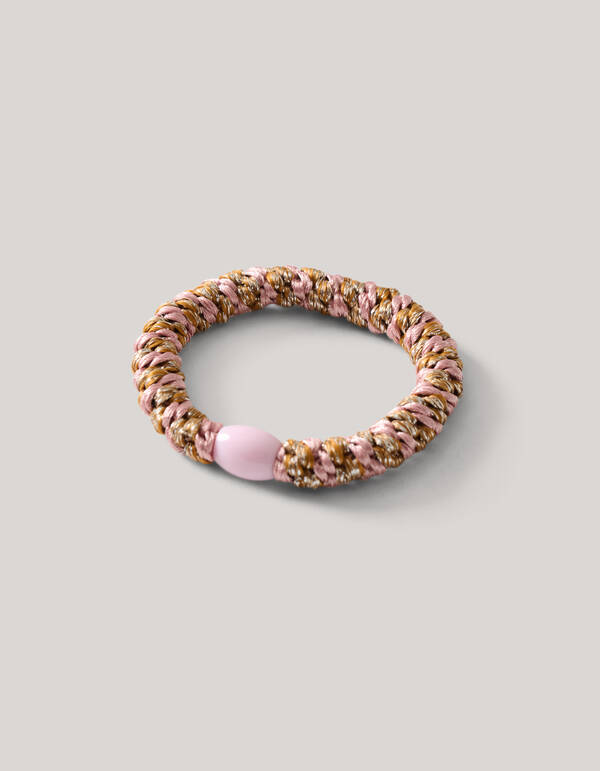 Lurex Haarelastiek Beige SHOEBY ACCESSOIRES