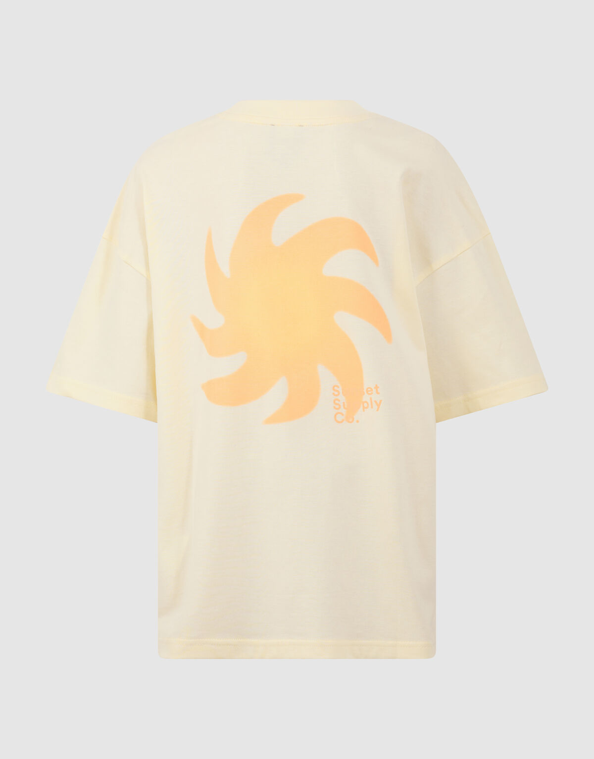 Sunset Artwork T-shirt Lichtgeel SHOEBY BOYS