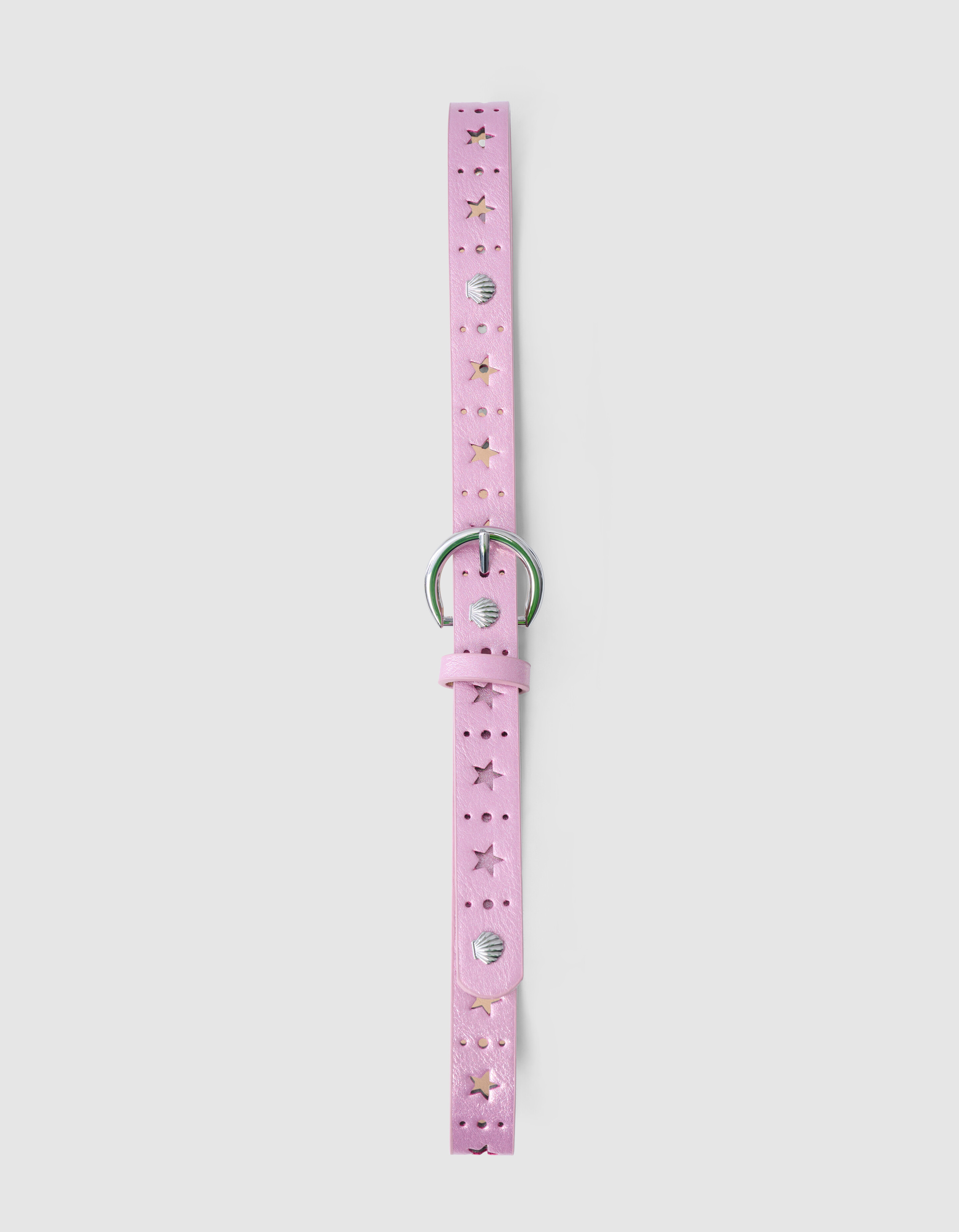 Metallic Riem Roze SHOEBY ACCESSOIRES