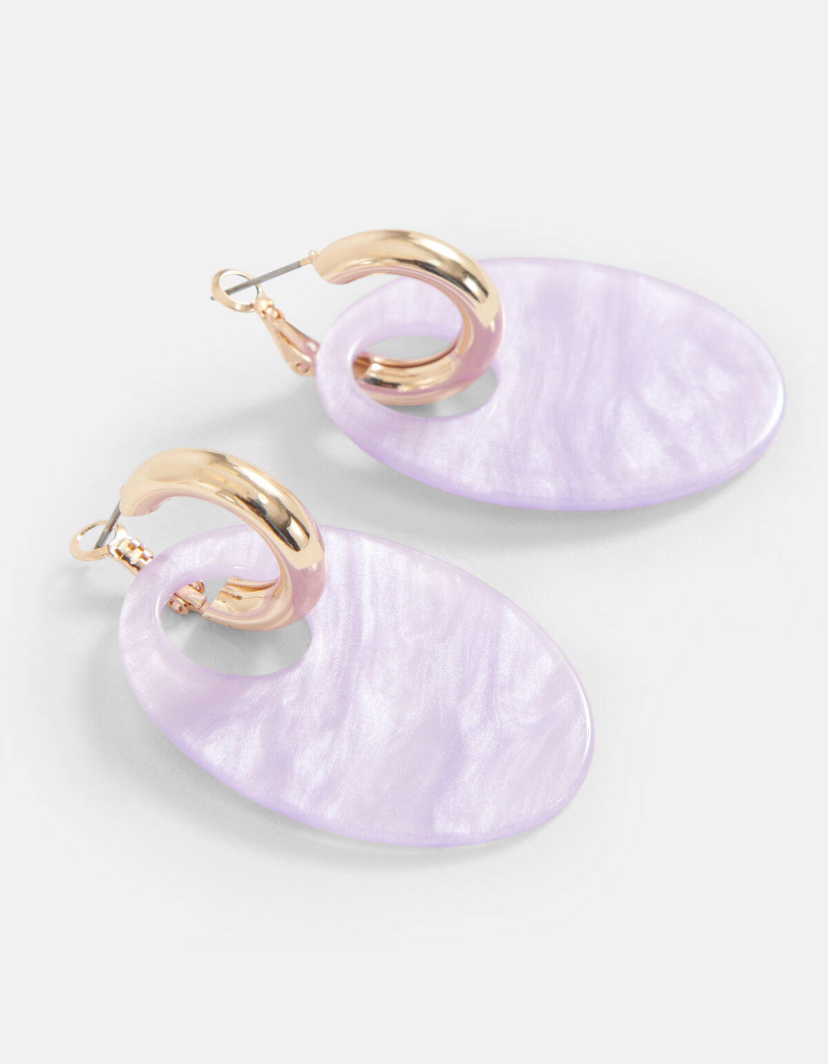 Ovale Oorbellen Lichtpaars SHOEBY ACCESSOIRES