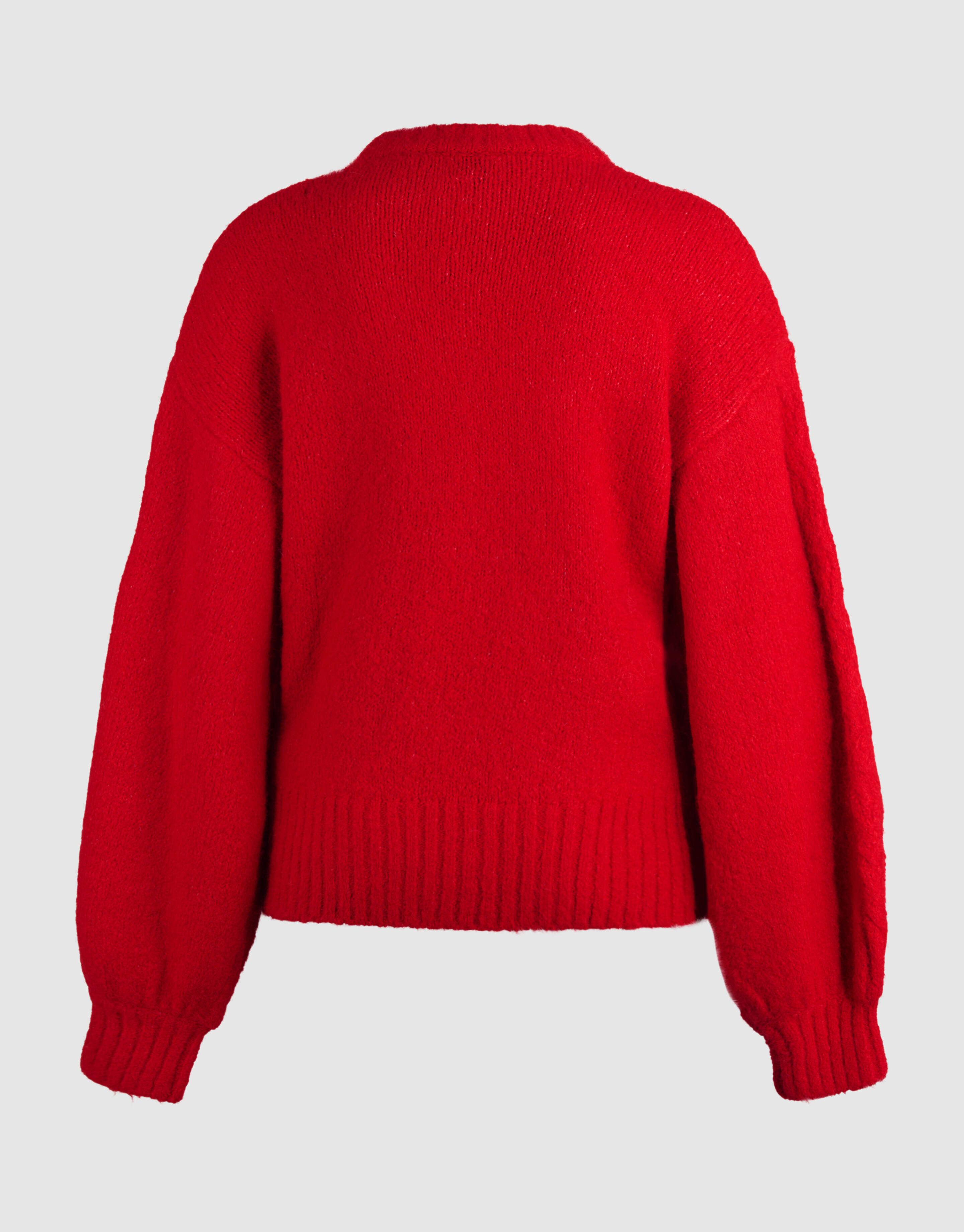Harige Oversized Trui Rood SHOEBY WOMEN