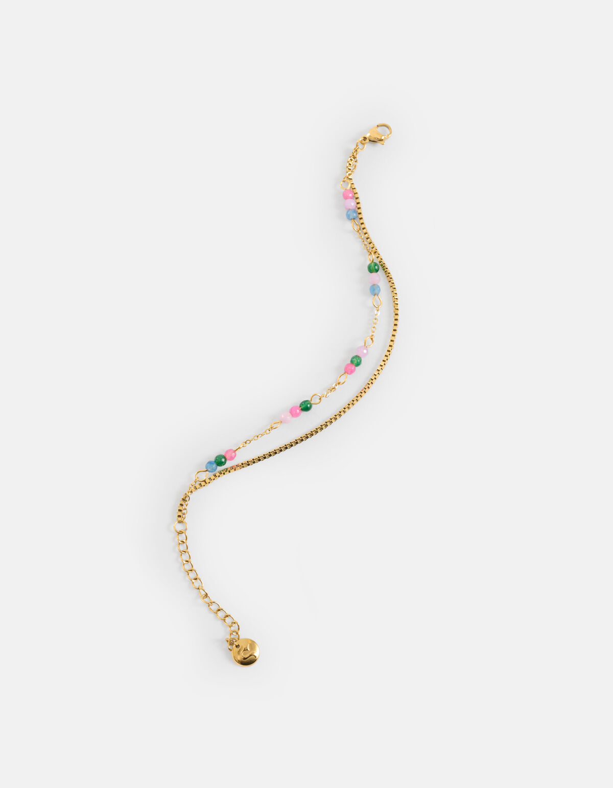 Dubbele Chain Armband Goud SHOEBY ACCESSOIRES