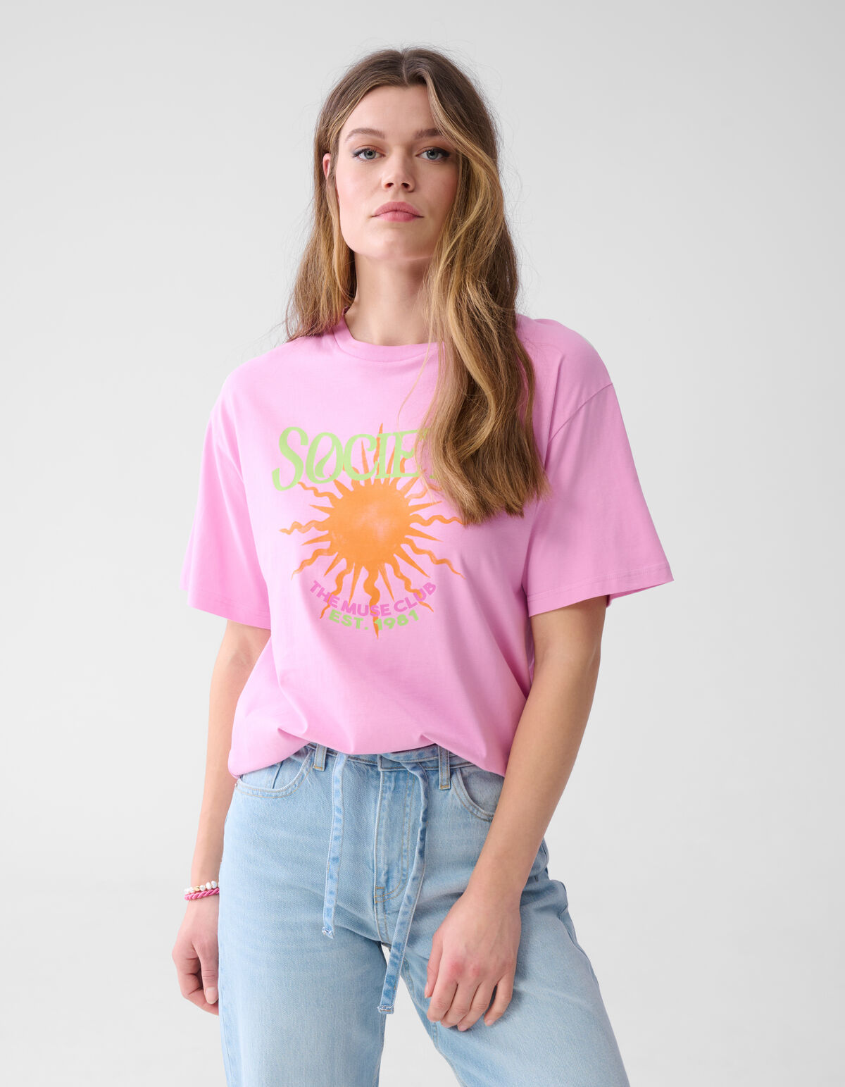 Artwork T-shirt Roze SHOEBY WOMEN