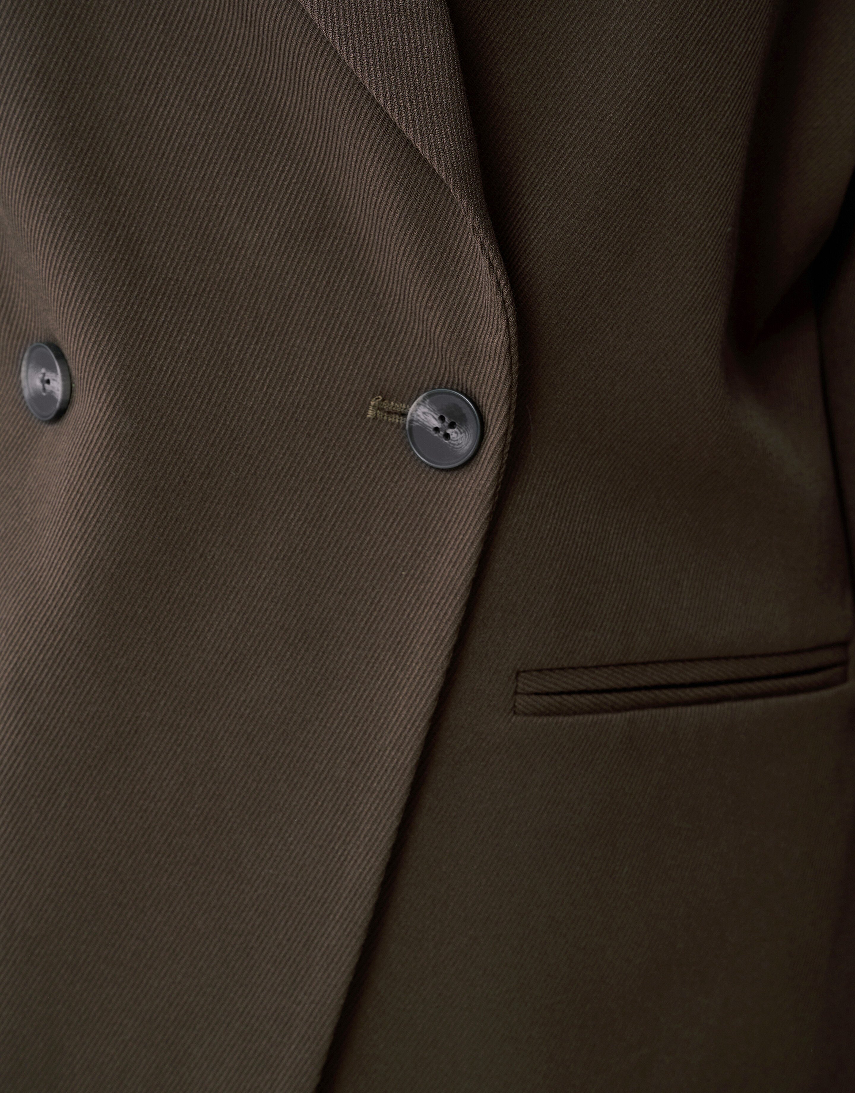 Getaillerde Blazer Donkerbruin By Monica SHOEBY WOMEN